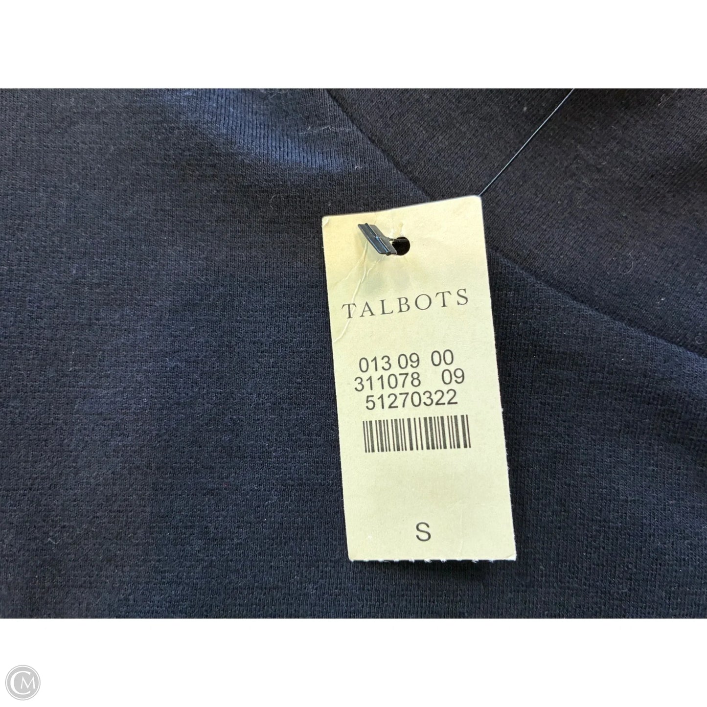 Top Long Sleeve By Talbots In Blue & Green, Size: S