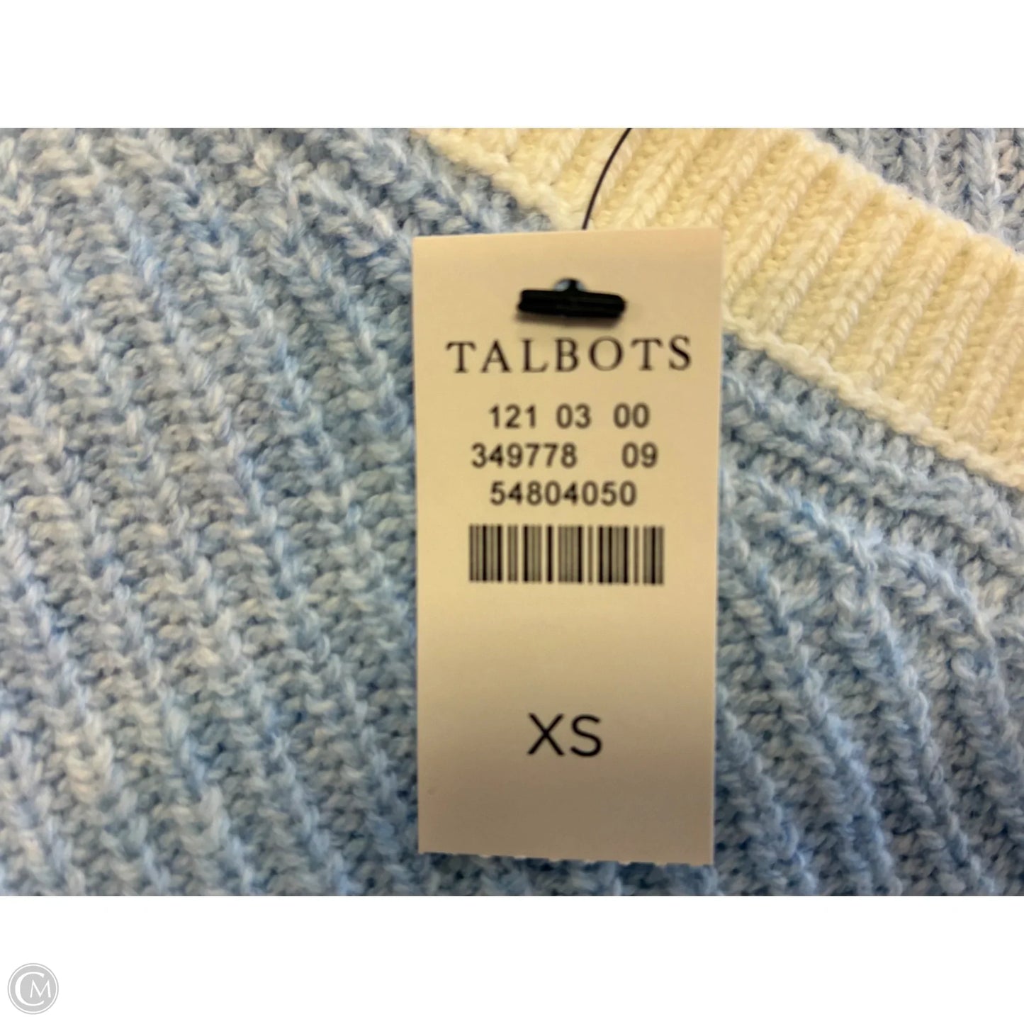 Sweater By Talbots In Blue, Size: Xs