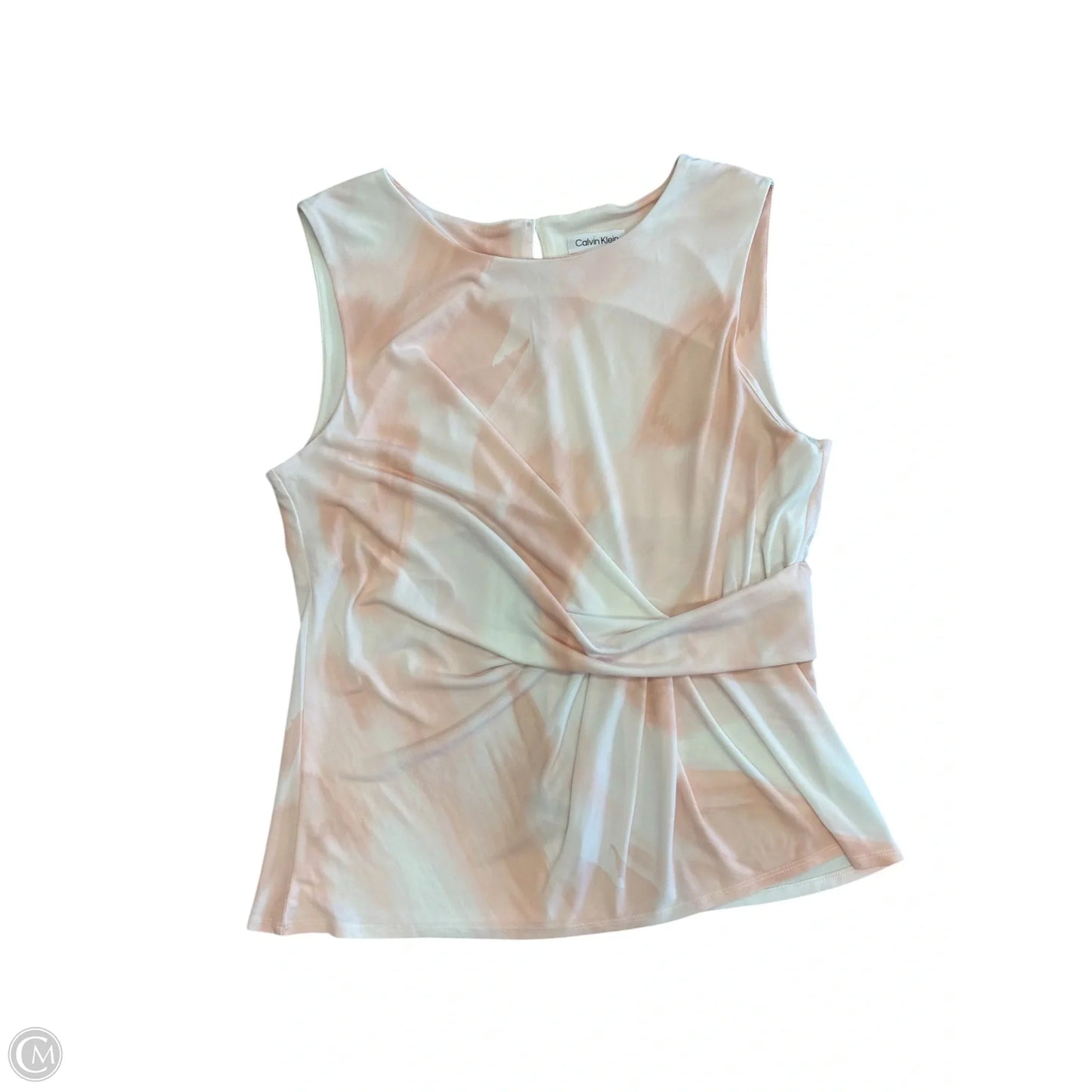 Top Sleeveless By Calvin Klein In Pink, Size: Xl