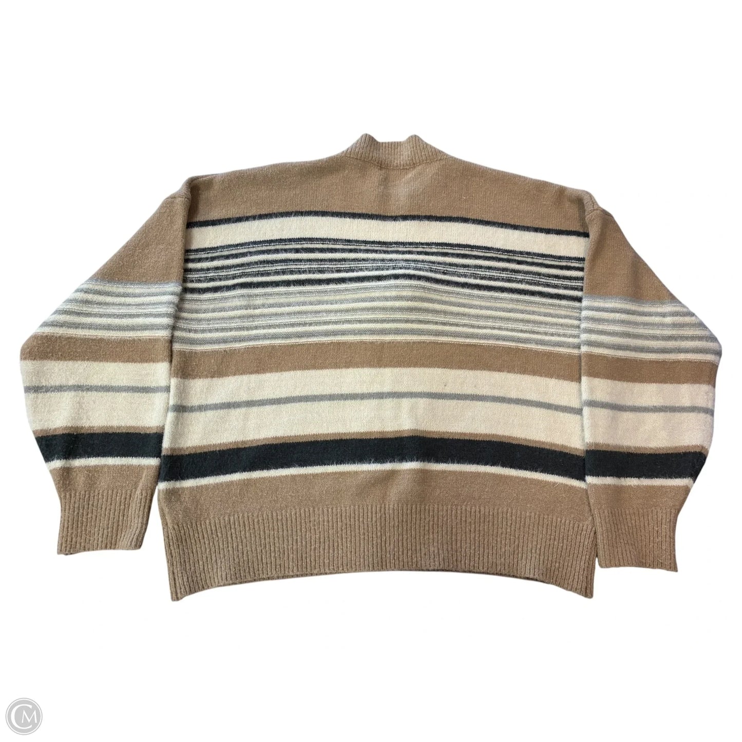 Sweater By Impressions In Beige, Size: L