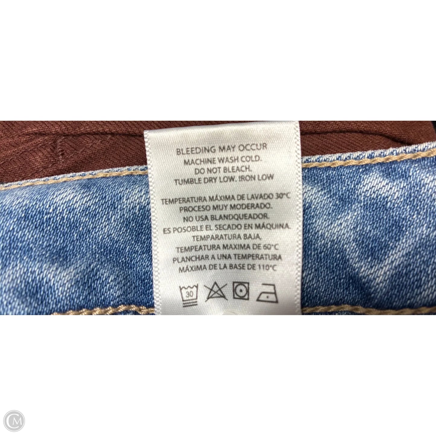 Jeans Straight By Hidden In Blue Denim, Size: 6