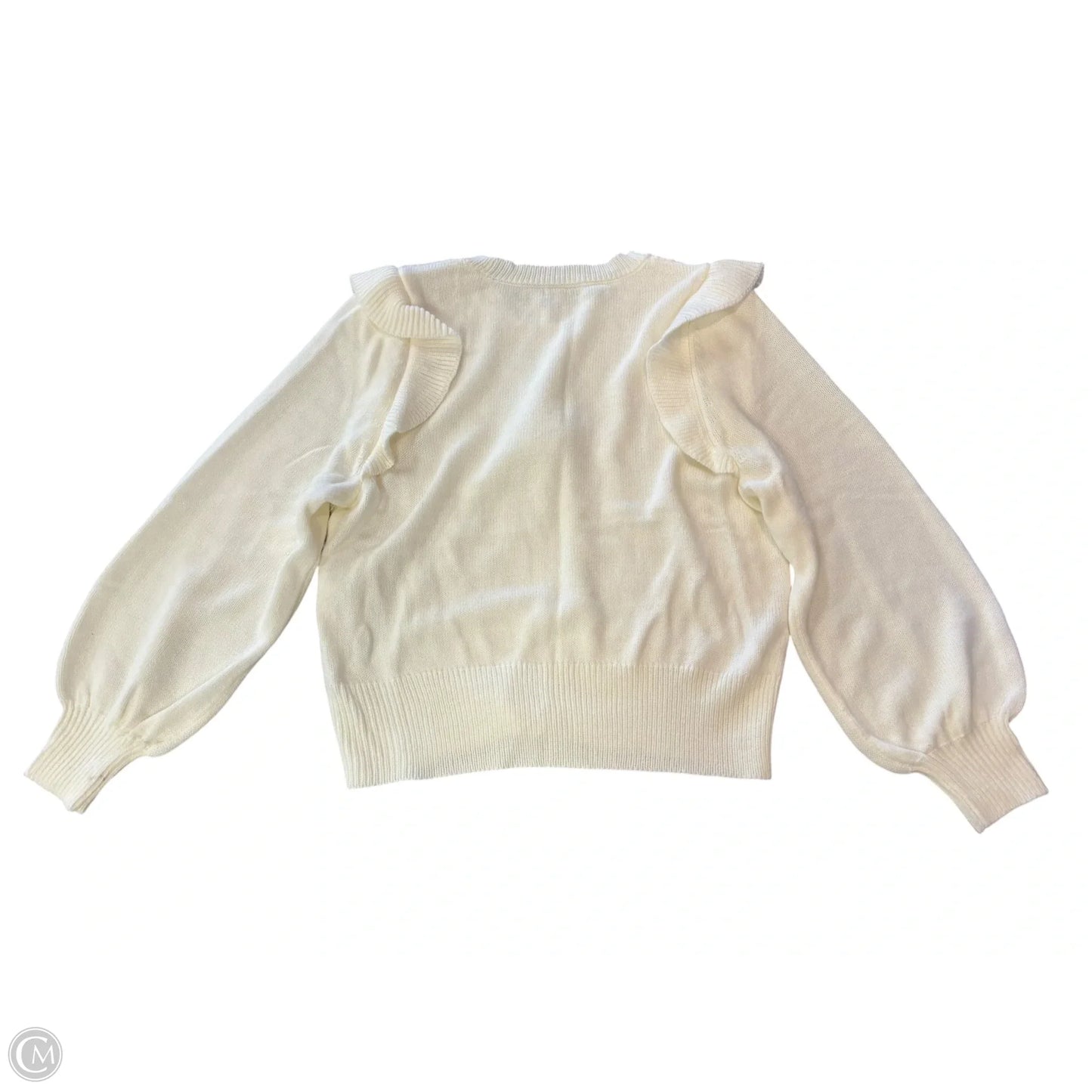 Sweater By Versona In Cream, Size: Xxl