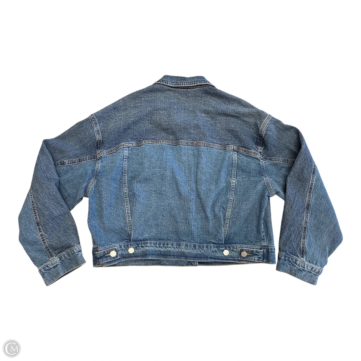 Jacket Denim By Habitual In Blue Denim, Size: L