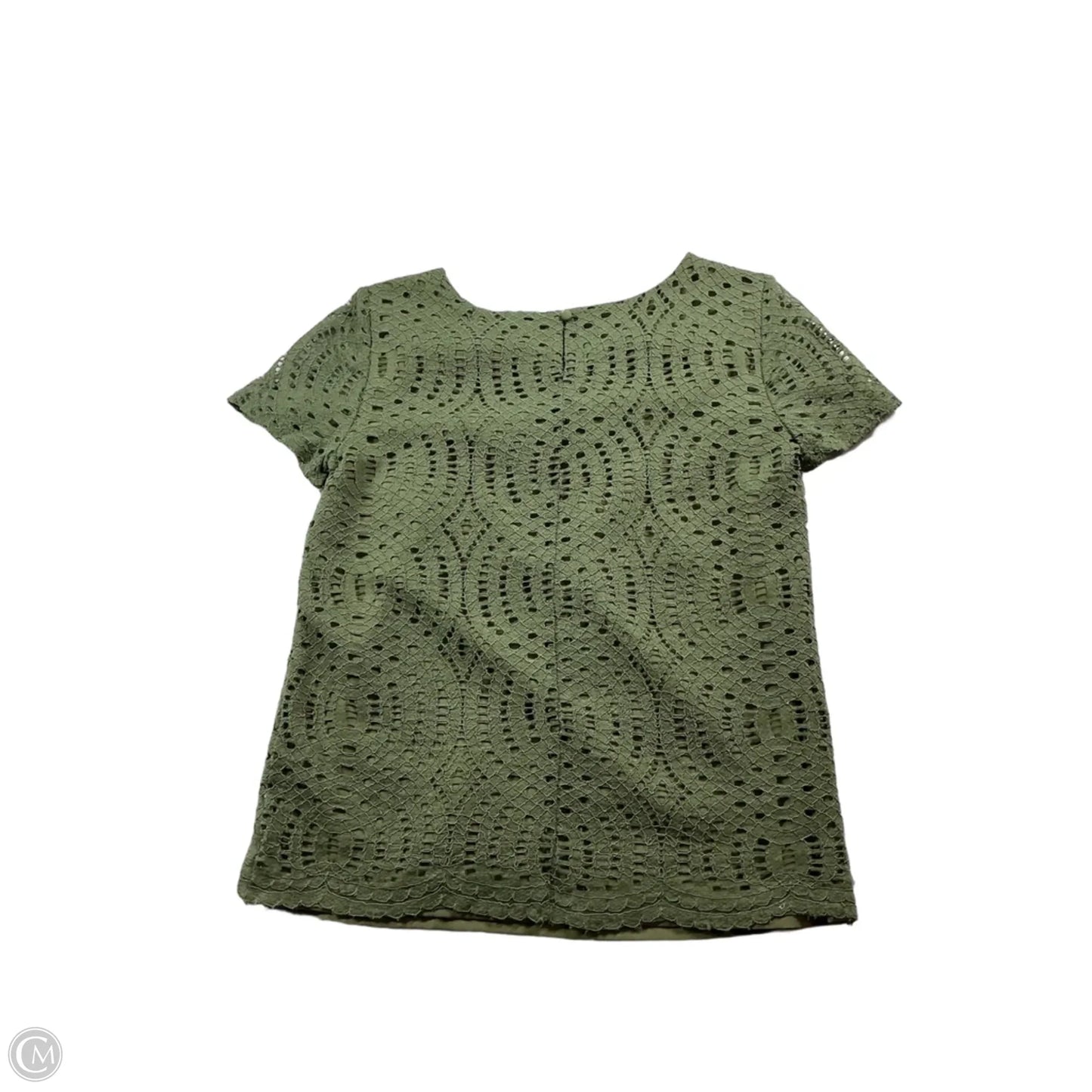 Top Short Sleeve By J. Crew In Green, Size: 0