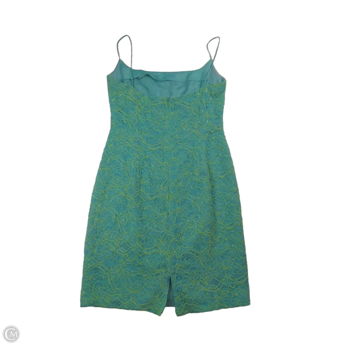 Dress Party Midi By Carmen Marc Valvo In Green, Size: 6