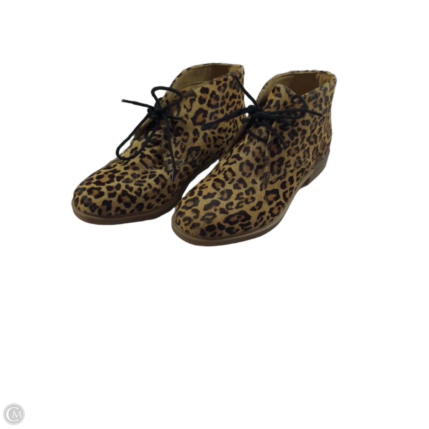 Boots Ankle Flats By Hush Puppies In Animal Print, Size: 8