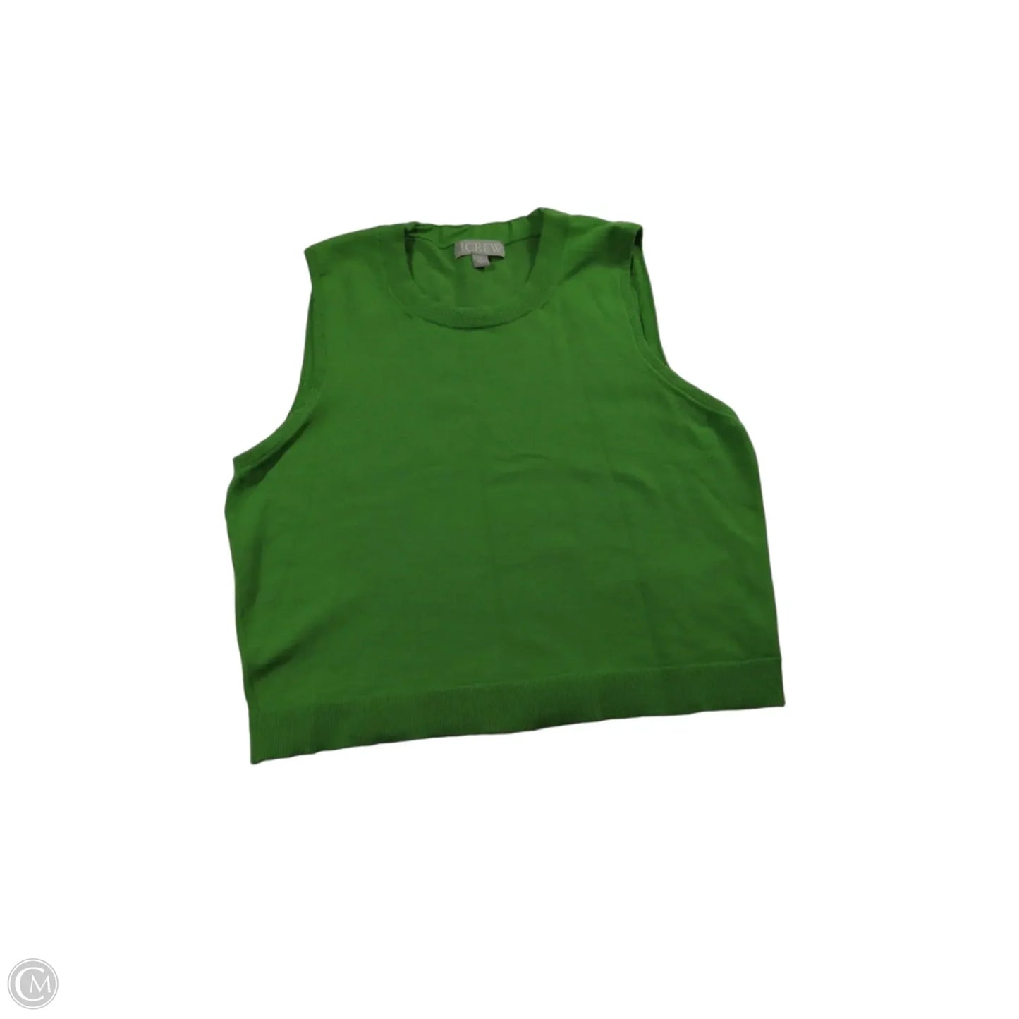 Sweater Short Sleeve By J. Crew In Green, Size: M