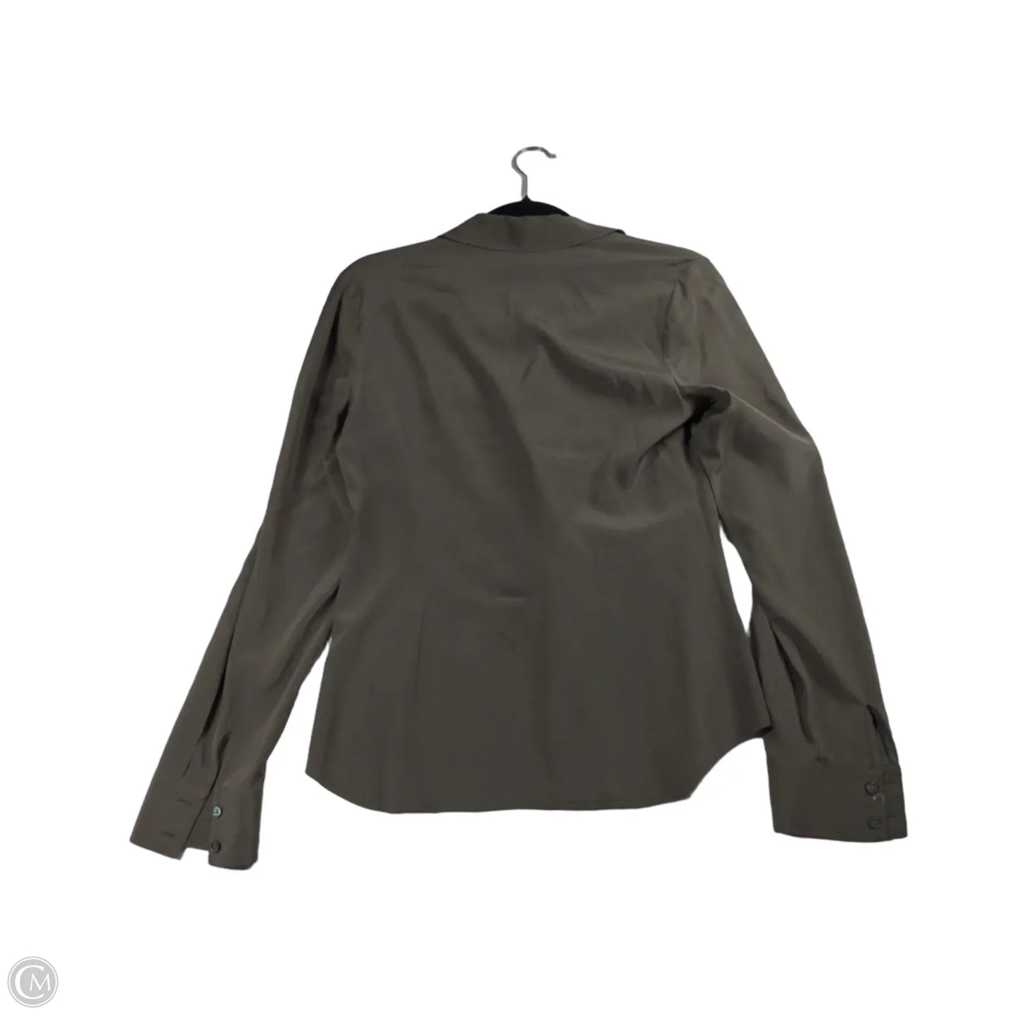 Blouse Long Sleeve By Ann Taylor In Brown, Size: 6