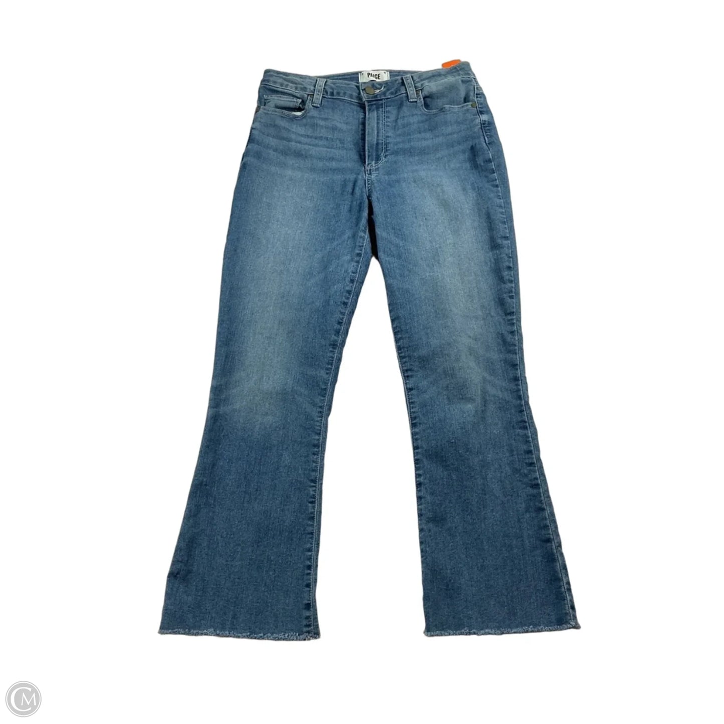 Jeans Boot Cut By Paige In Blue Denim, Size: 10