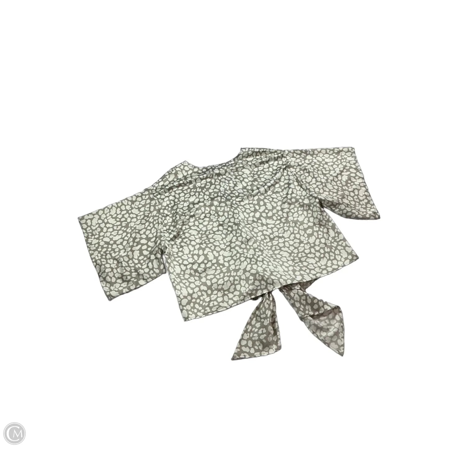 Top Short Sleeve By By Together In Grey & White, Size: M