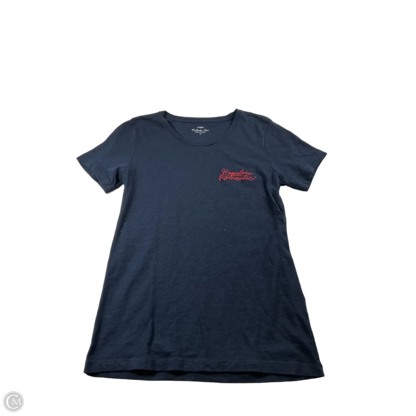 Top Short Sleeve Basic By J. Crew In Navy, Size: Xs