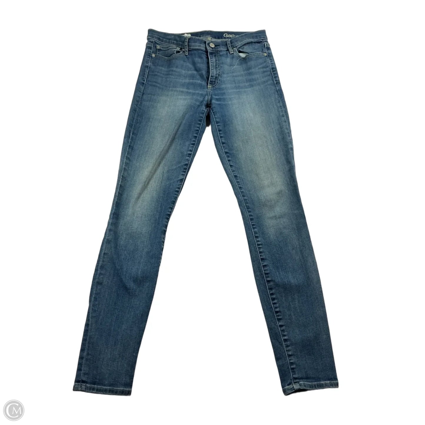 Jeans Skinny By Gap In Blue Denim, Size: 30