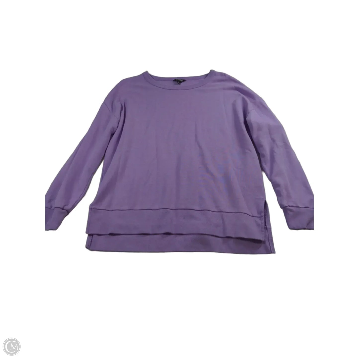 Athletic Sweatshirt Crewneck By Buffalo David Bitton In Purple, Size: M