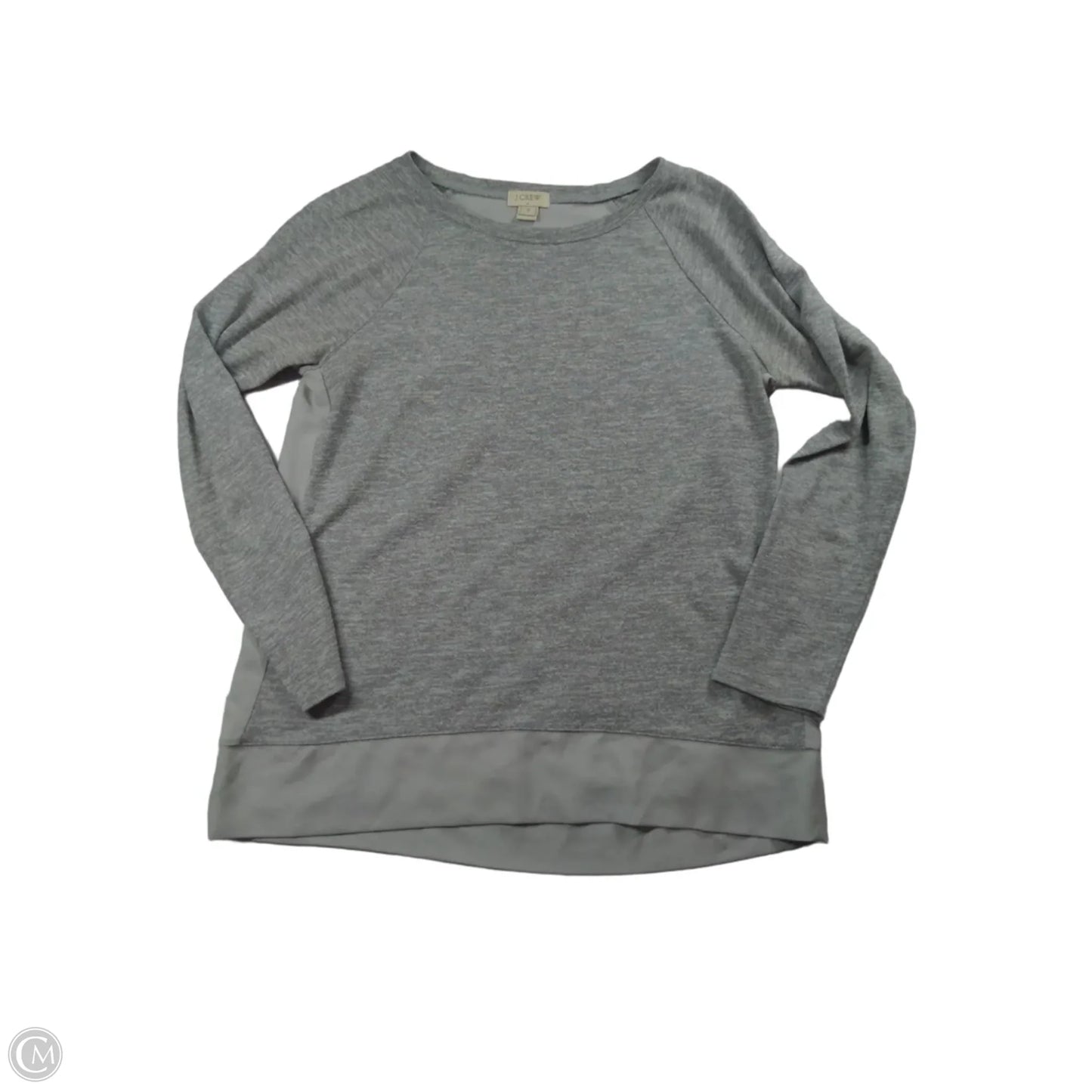 Top Long Sleeve By J. Crew In Grey, Size: S