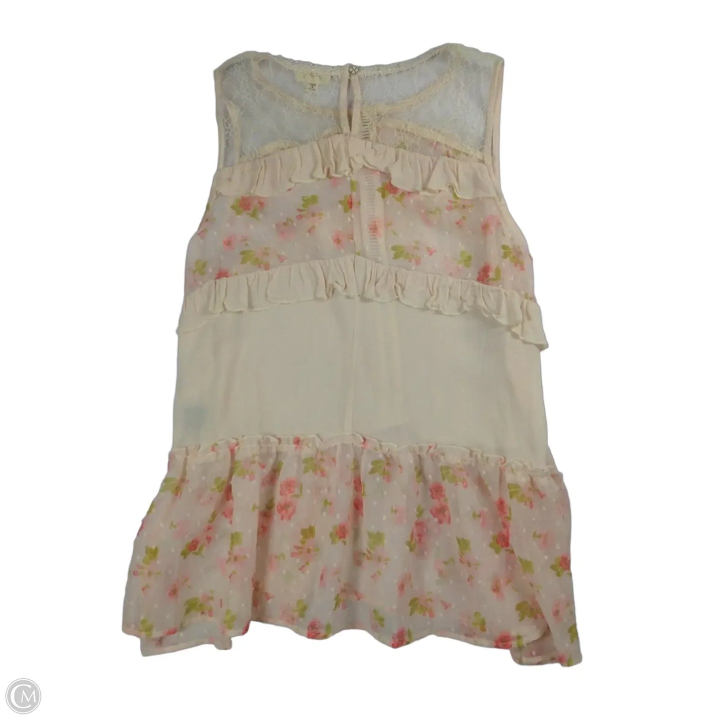 Top Sleeveless By Pol In Pink, Size: M