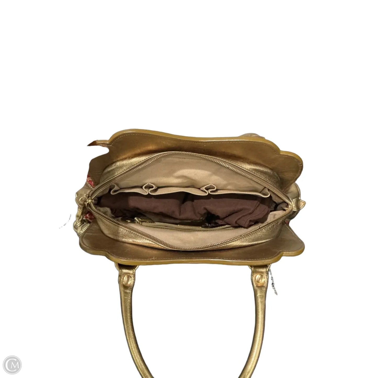 Handbag Leather By Isabella Fiore, Size: Medium