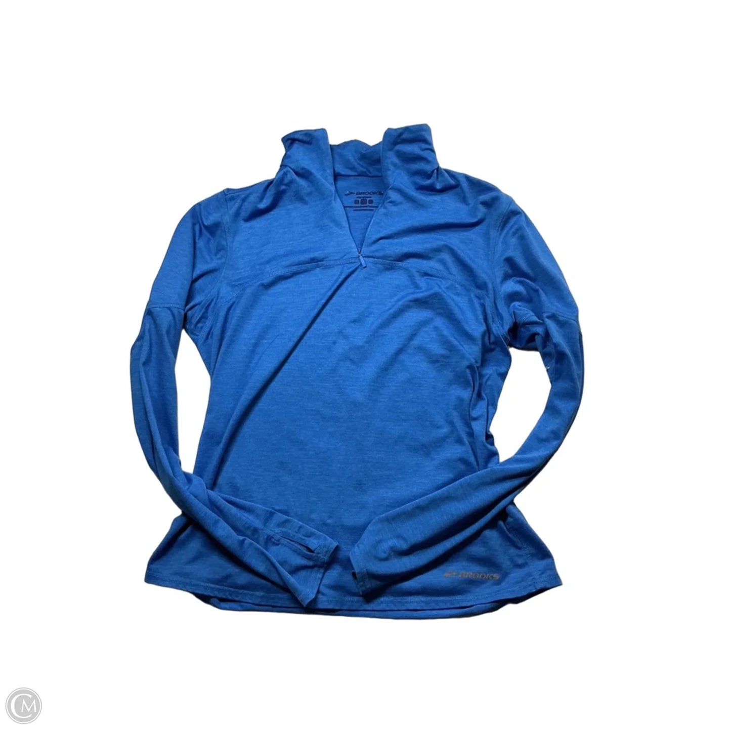 Athletic Jacket By Brooks In Blue, Size: S