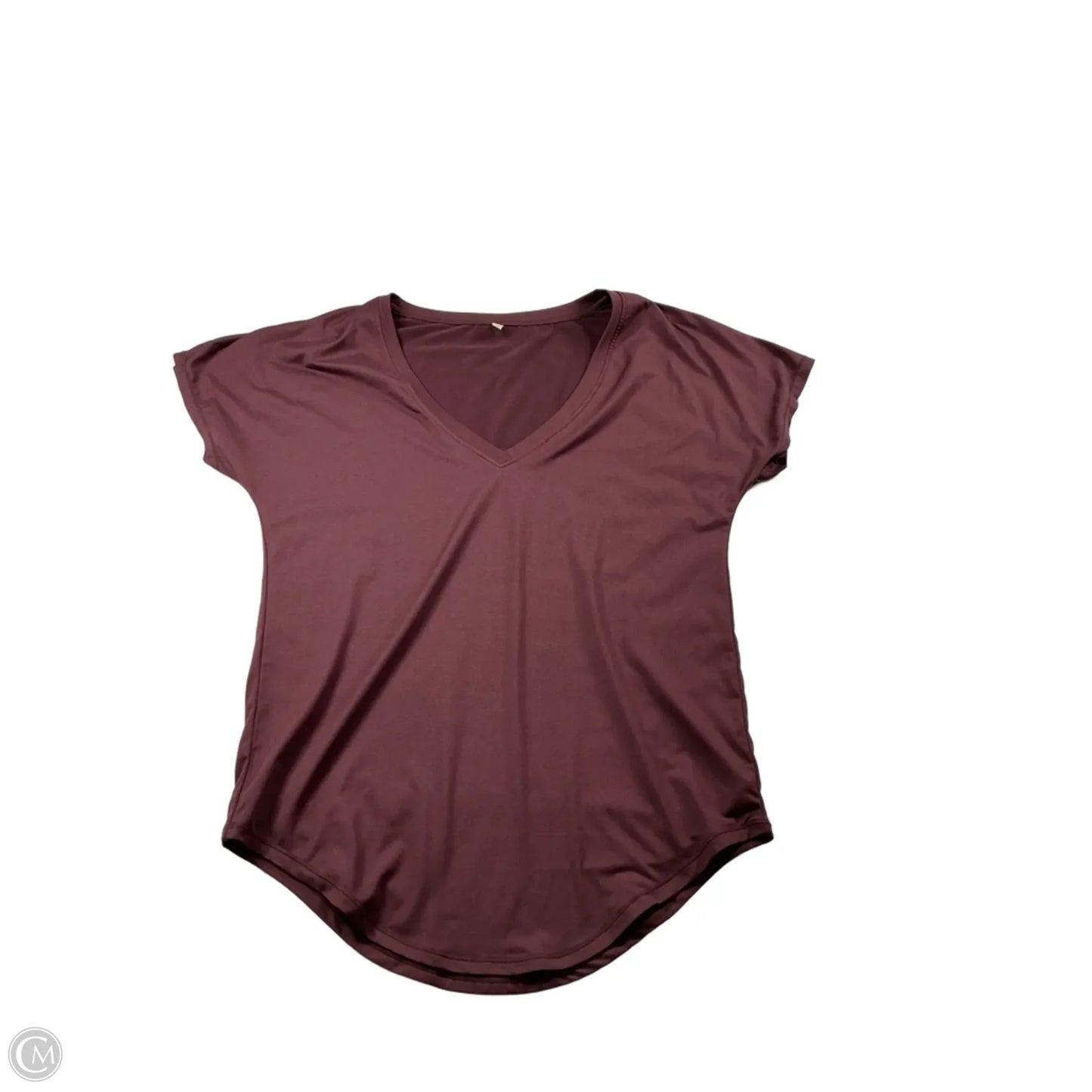 Top Short Sleeve Basic By Clothes Mentor In Maroon, Size: Xs
