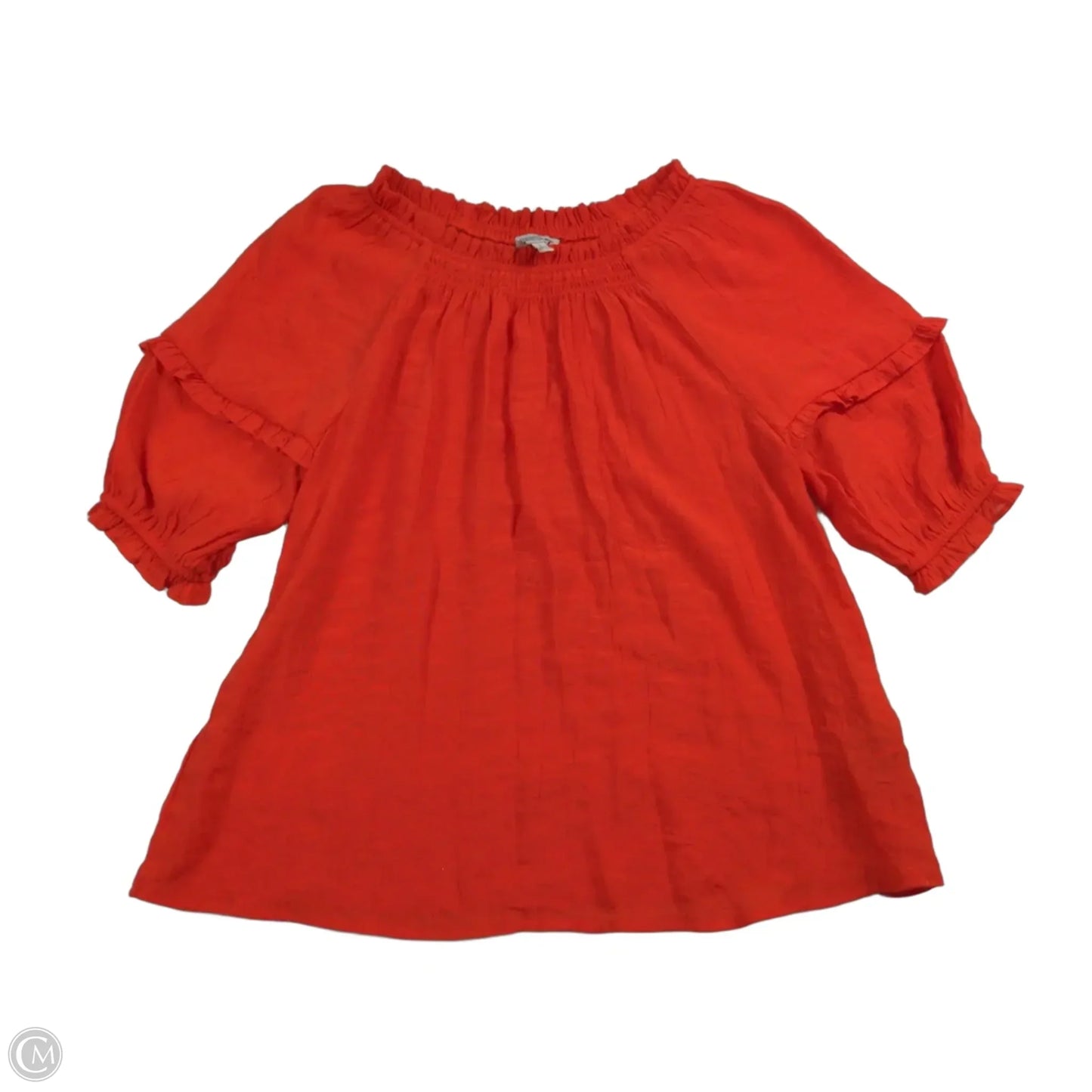 Top Short Sleeve By Nanette By Nanette Lepore In Red, Size: S