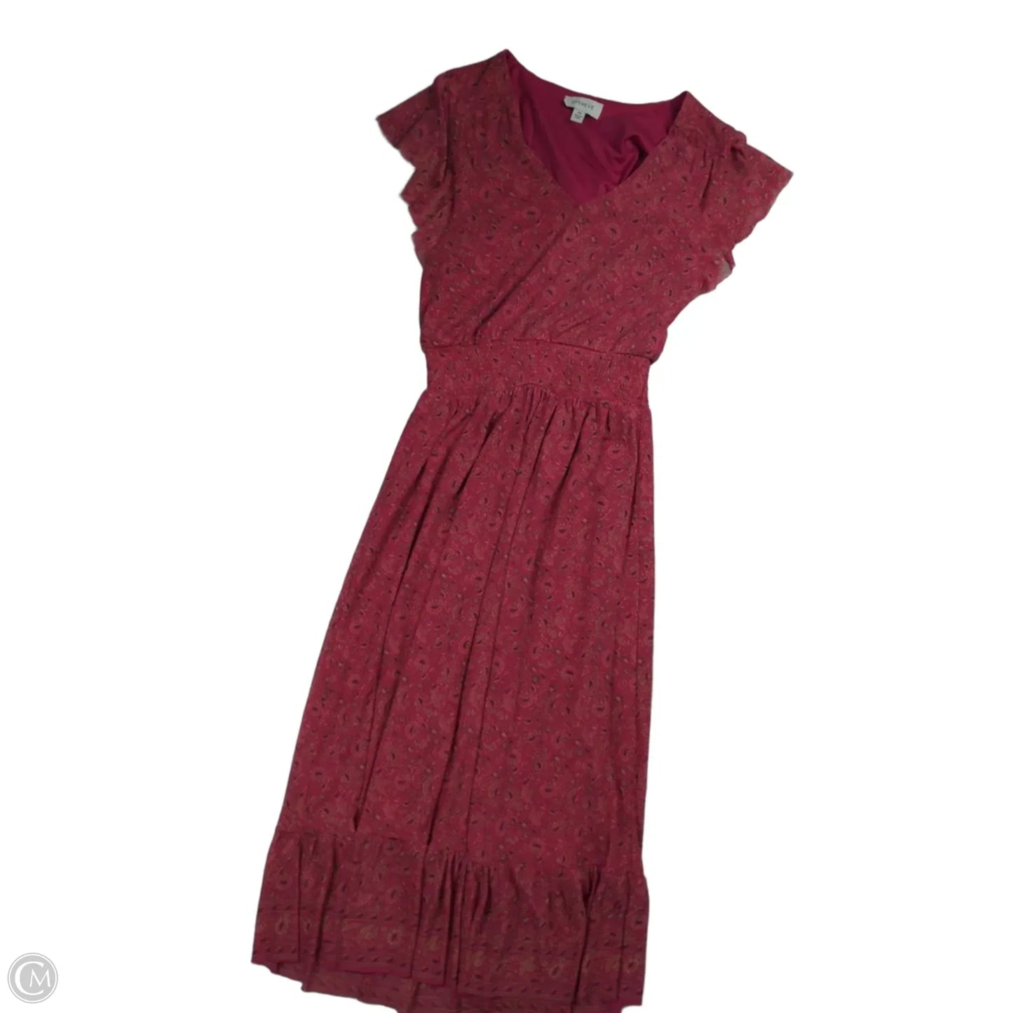 Dress Casual Midi By Evereve In Pink, Size: Xs
