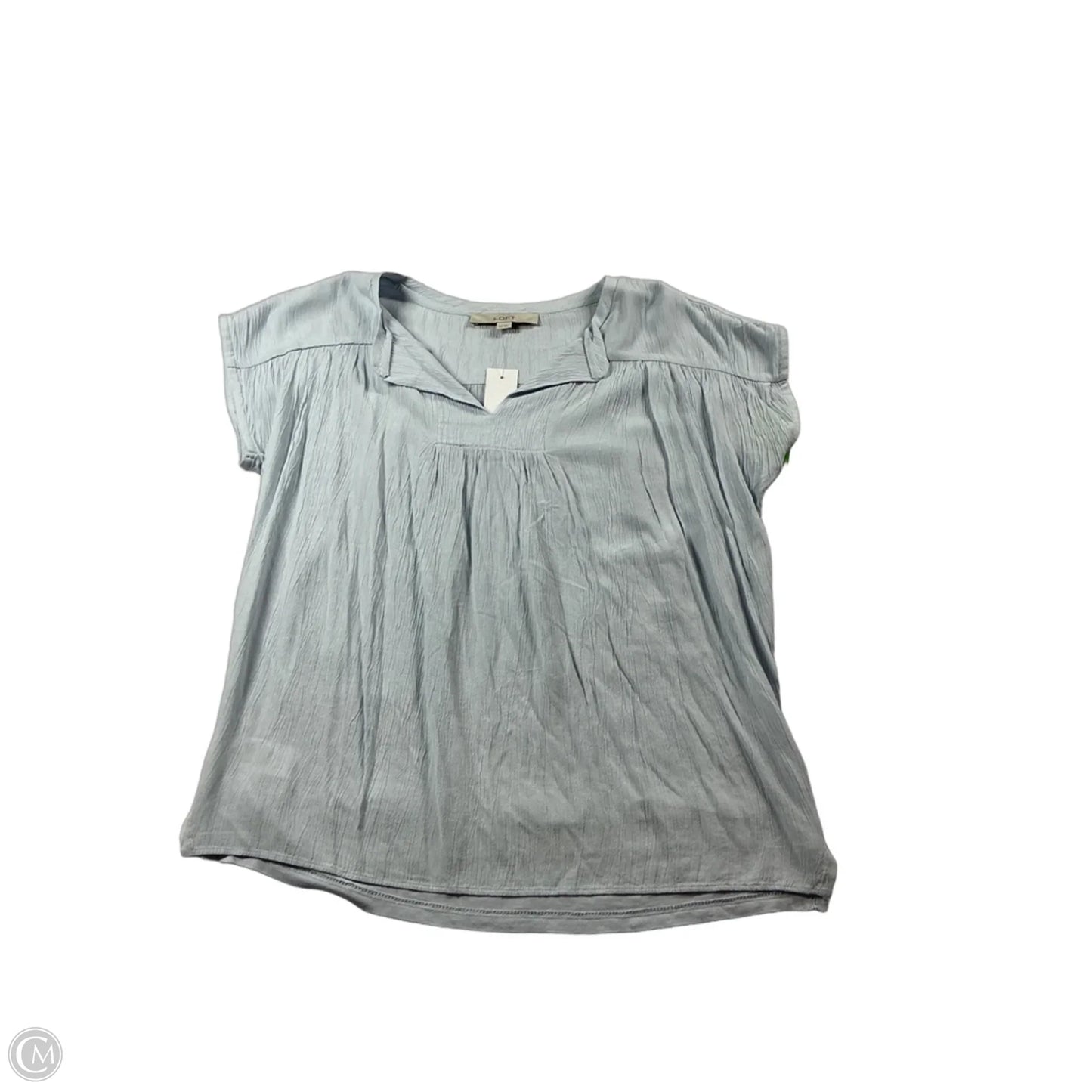 Top Short Sleeve Basic By Loft In Blue, Size: Xs