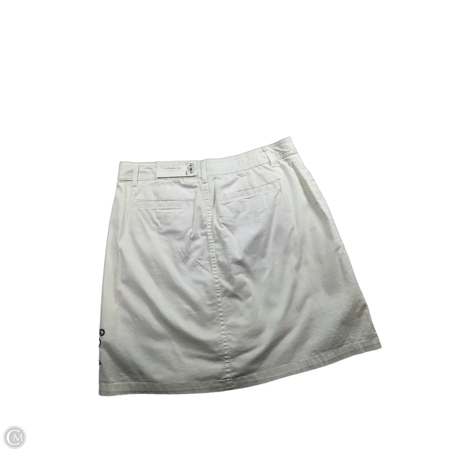 Skort By Croft And Barrow In White, Size: 6