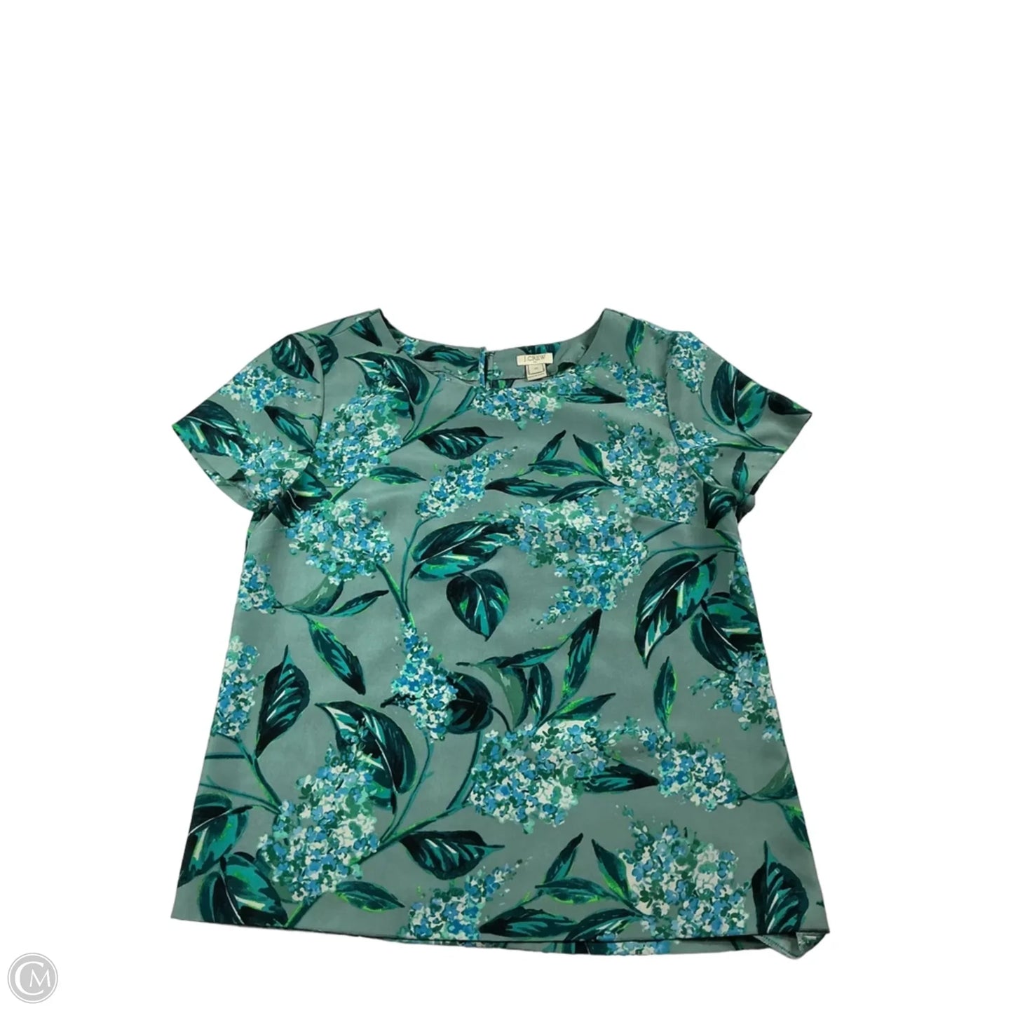 Top Short Sleeve By J. Crew In Floral Print, Size: Xs