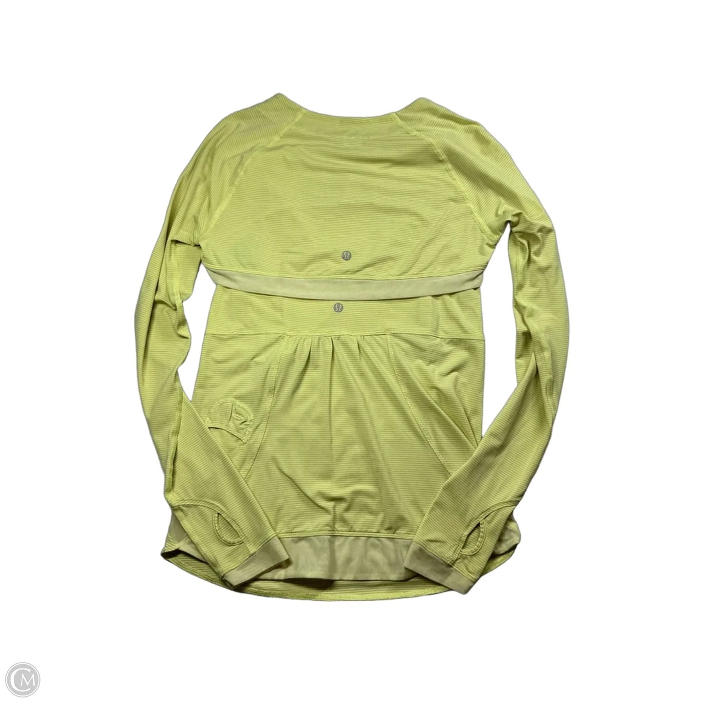 Top 2pc Long Sleeve By Lululemon In Yellow, Size: S