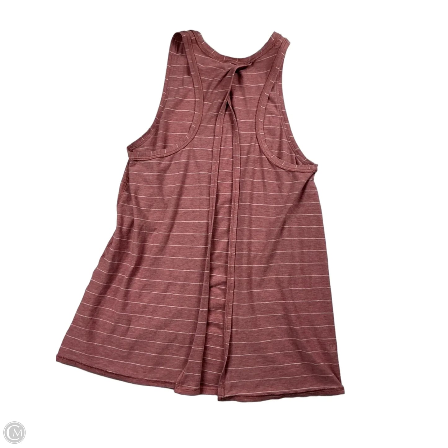 Top Sleeveless By Lululemon In Striped Pattern, Size: S