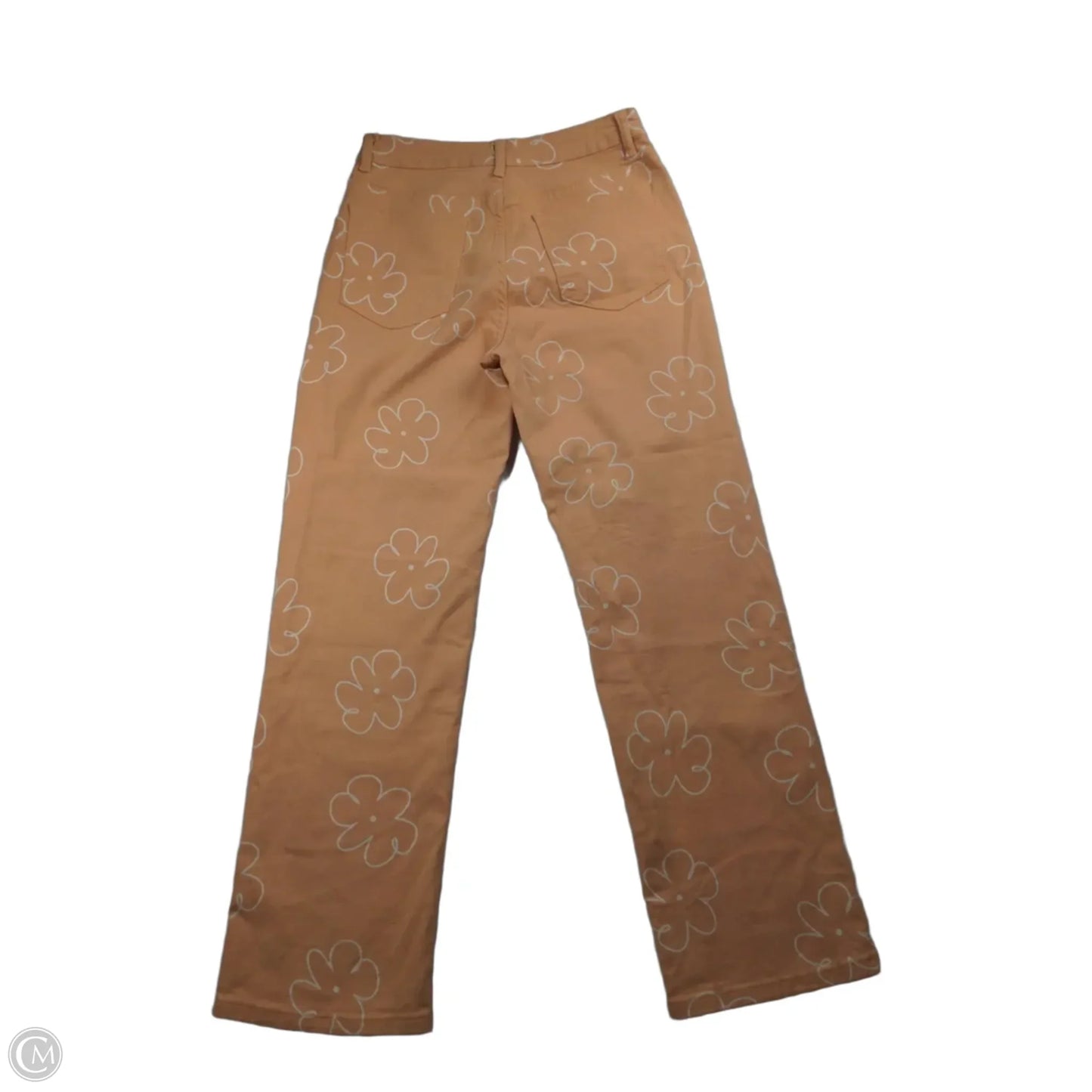 Jeans Straight By Baevely In Coral, Size: M