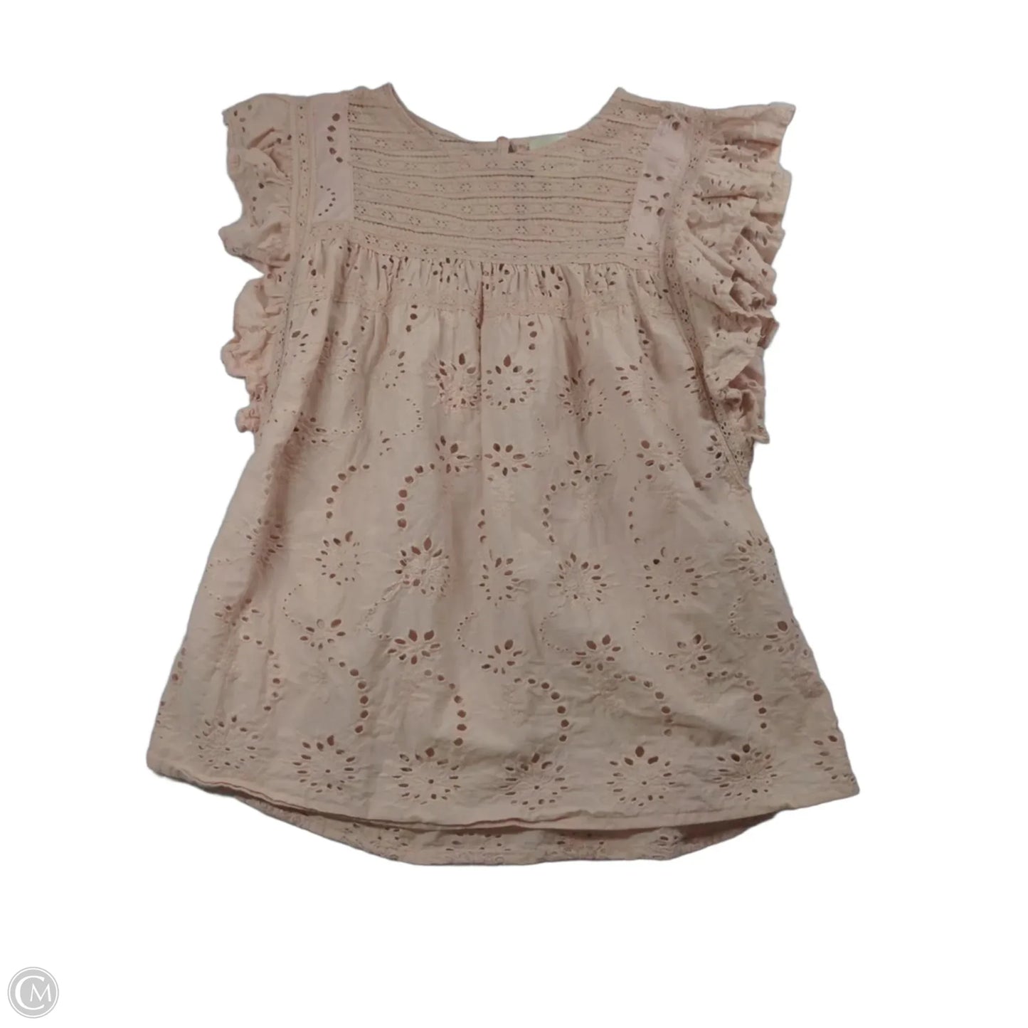 Top Short Sleeve By Industry In Pink, Size: M