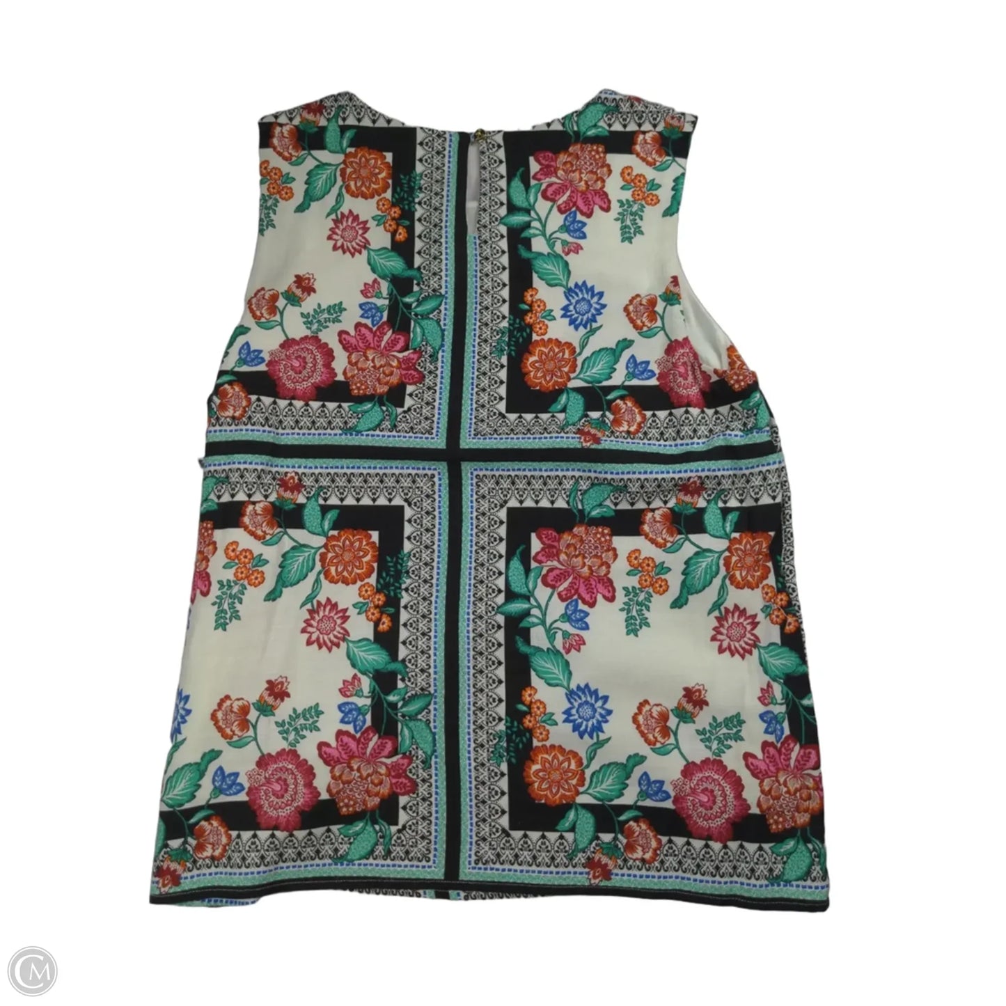 Top Sleeveless By Draper James In Floral Print, Size: M