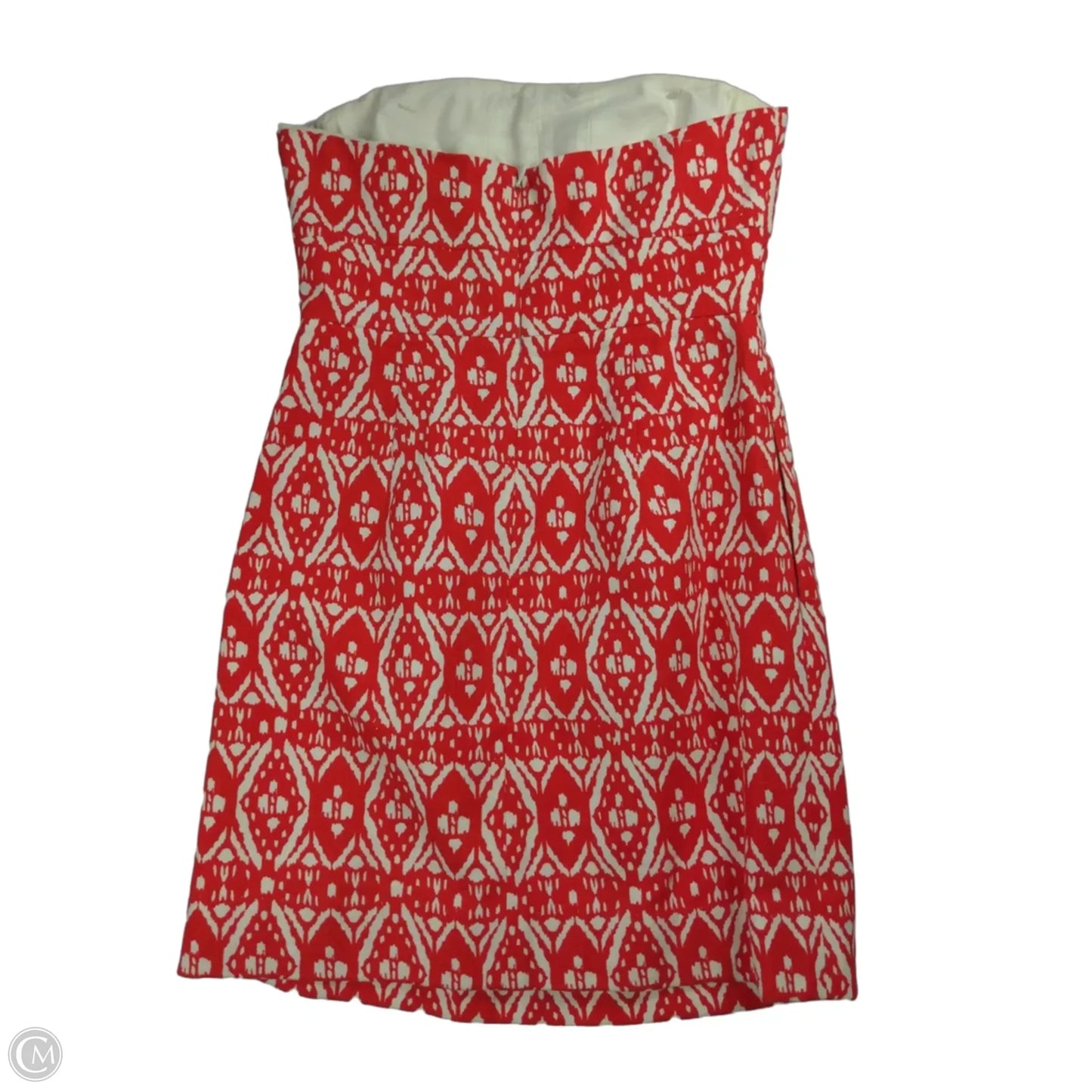 Dress Casual Short By J. Crew In Red & White, Size: 2