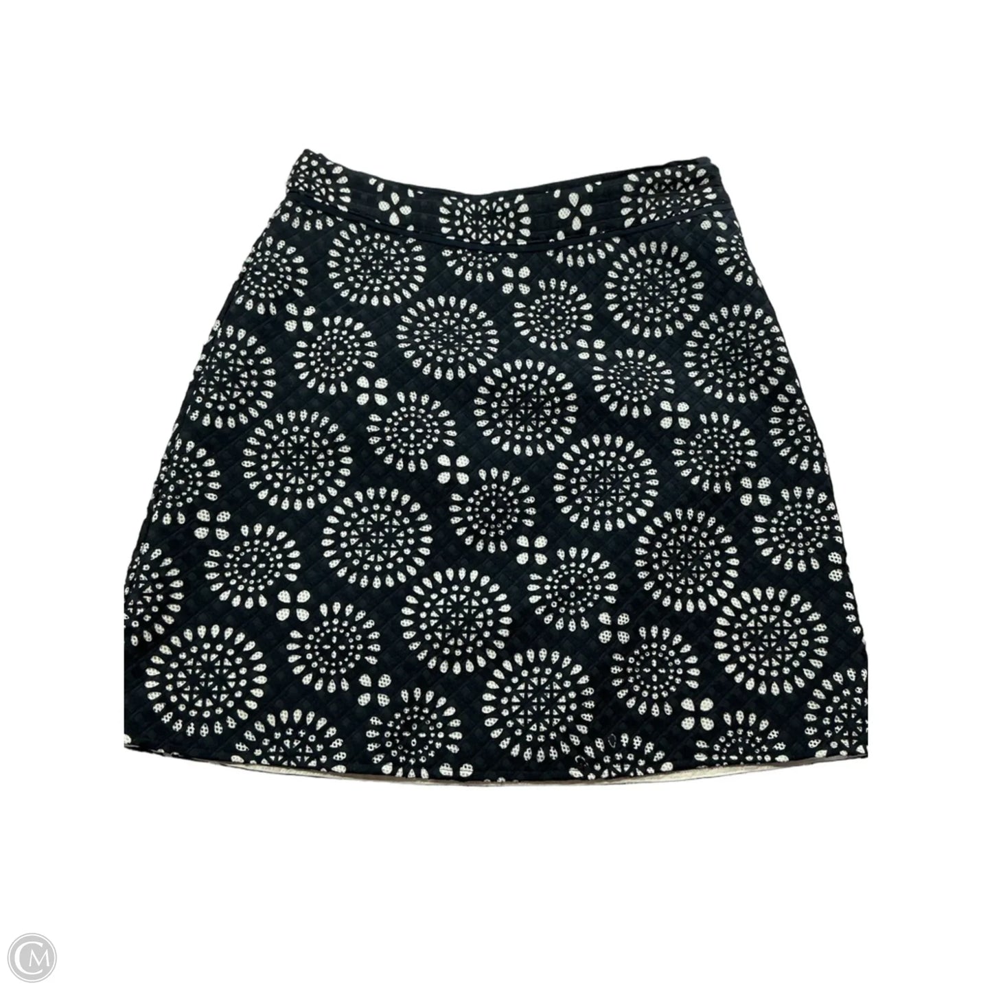 Skirt Mini & Short By Michel Laurence In Blue & White, Size: 2