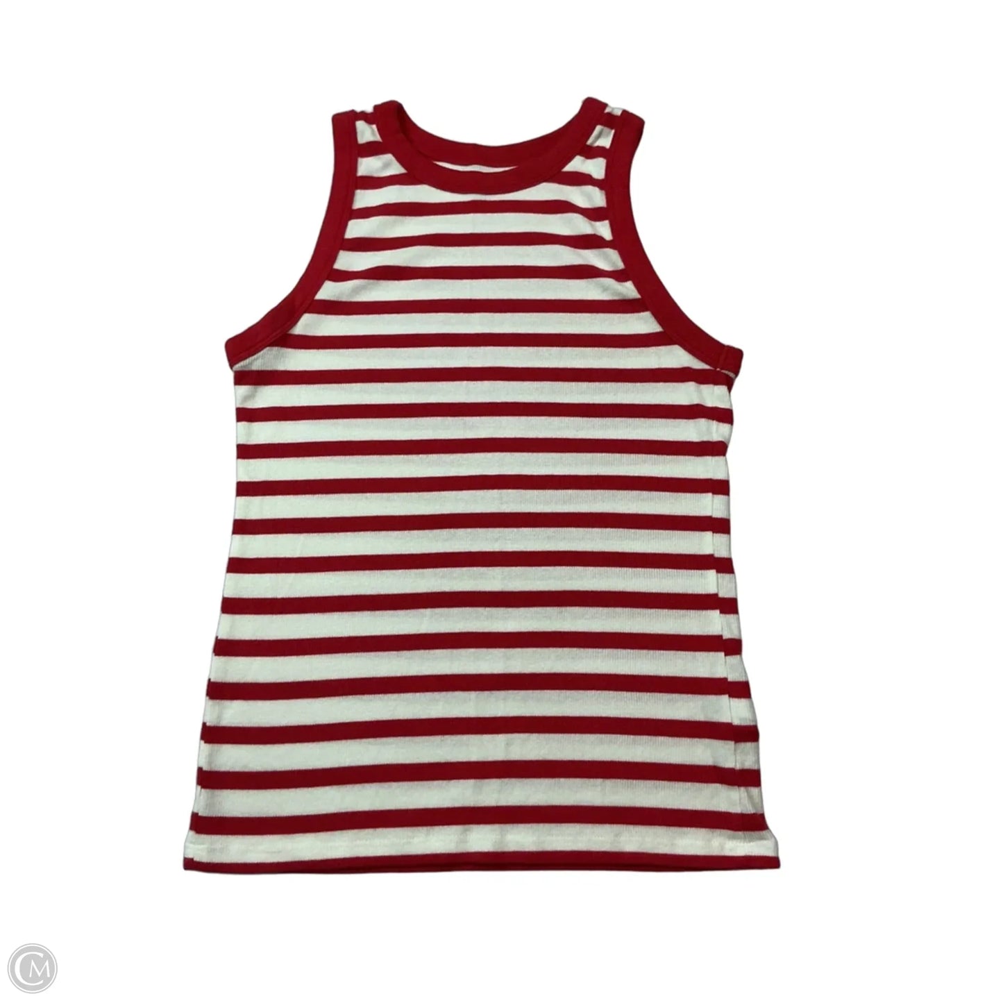 Top Sleeveless By A New Day In Striped Pattern, Size: M
