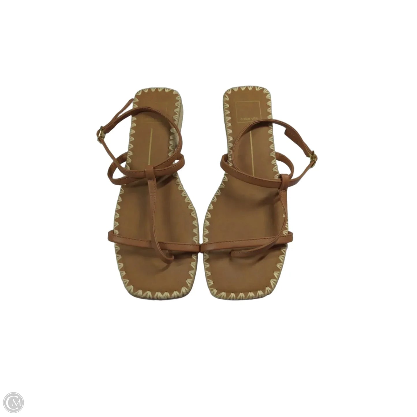 Sandals Heels Kitten By Dolce Vita In Tan, Size: 9