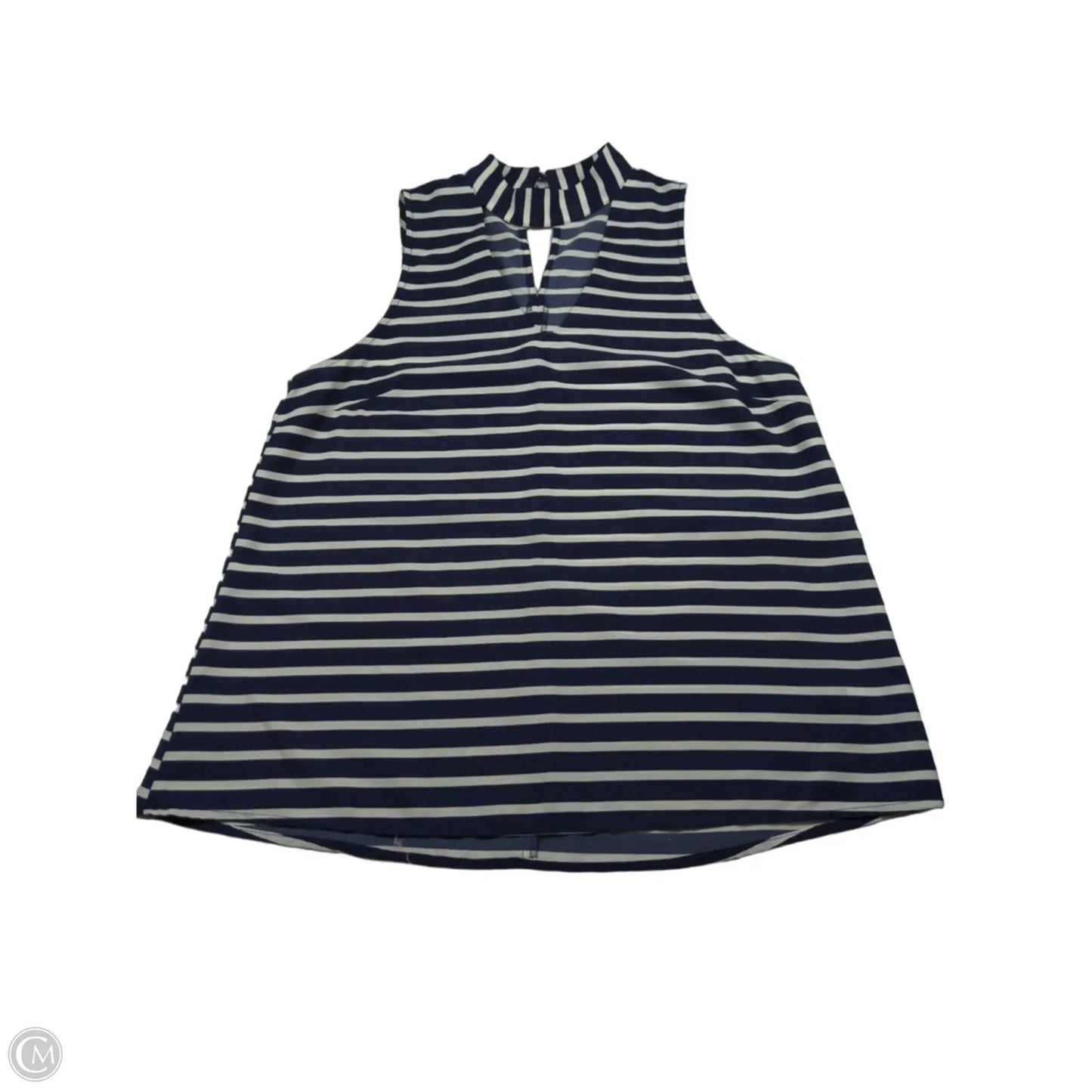 Top Sleeveless By Hyfve In Striped Pattern, Size: M