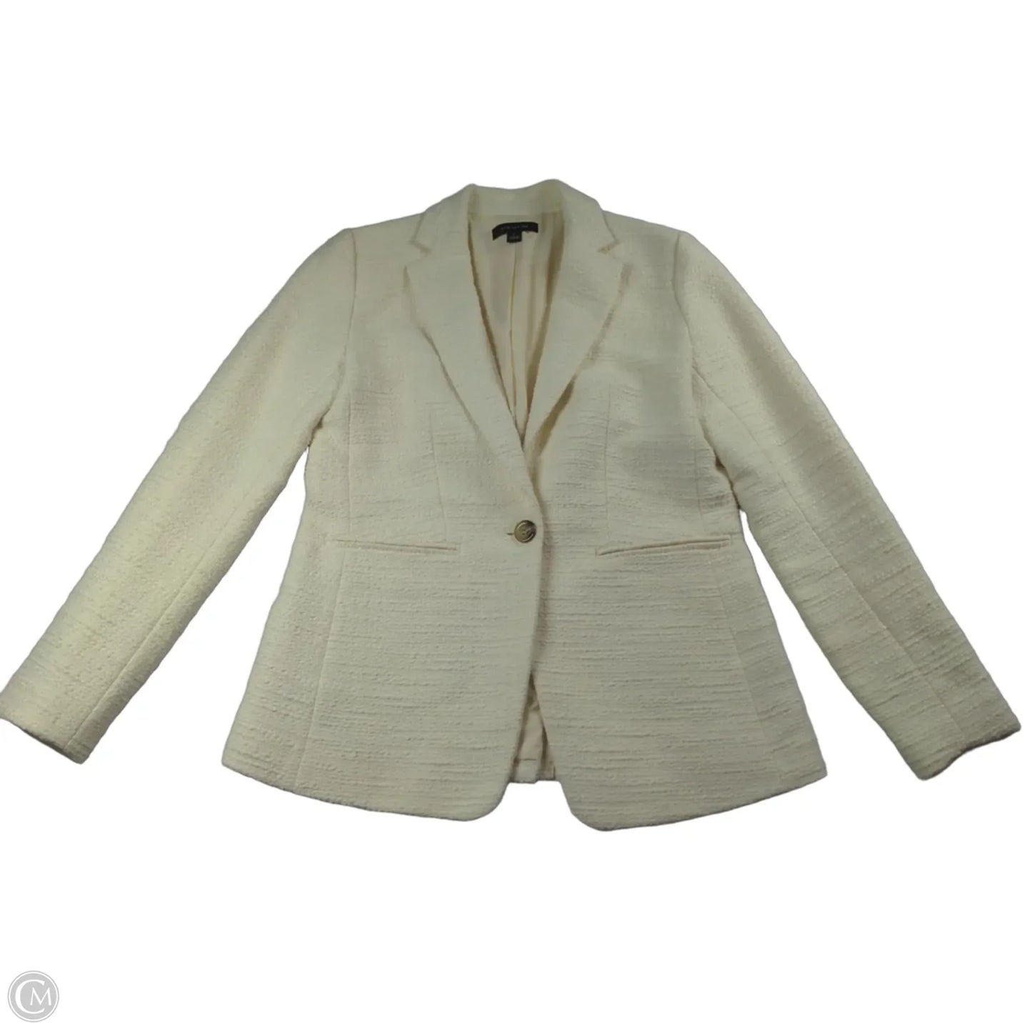 Blazer By Ann Taylor In Cream, Size: 0