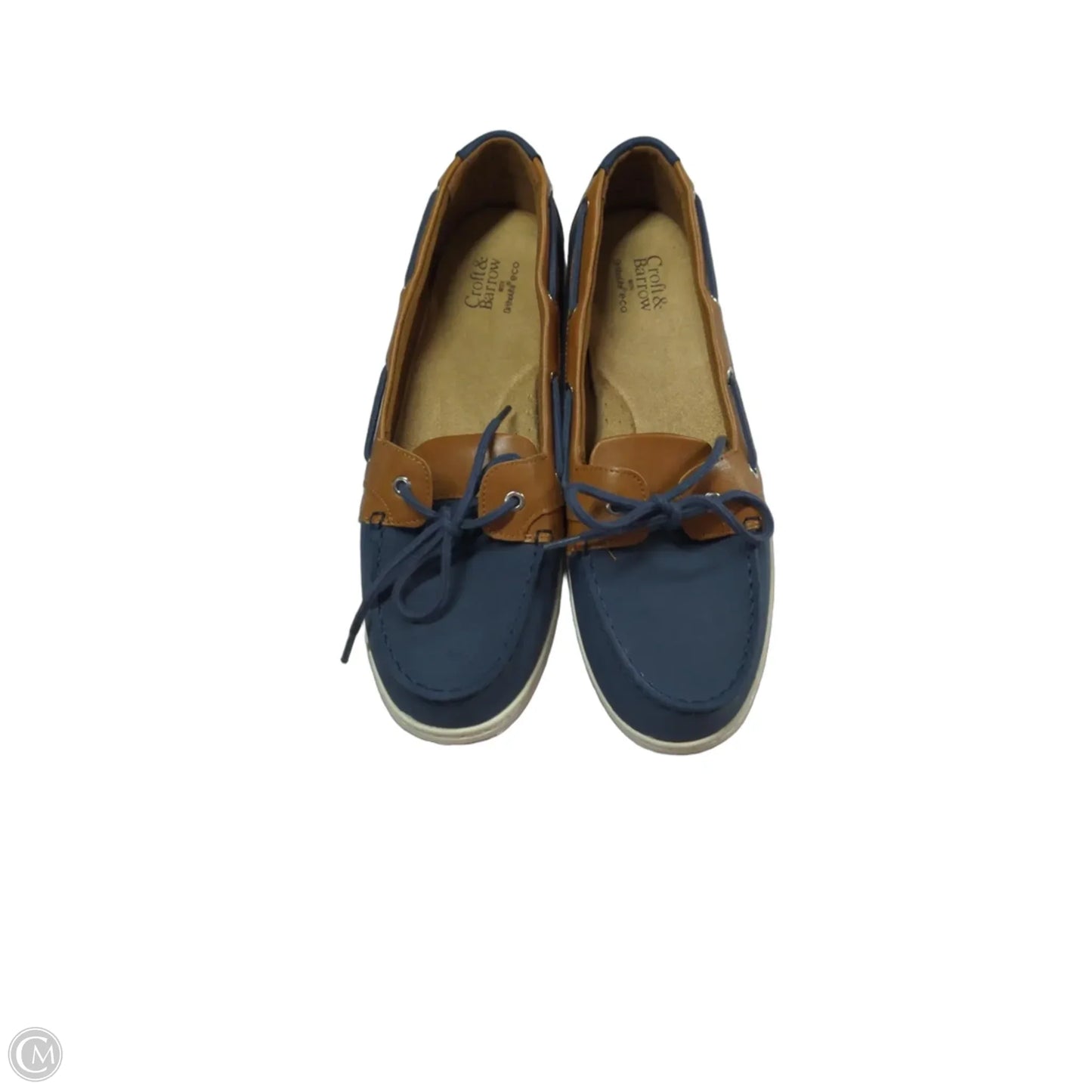 Shoes Flats By Croft And Barrow In Blue & Brown, Size: 9.5