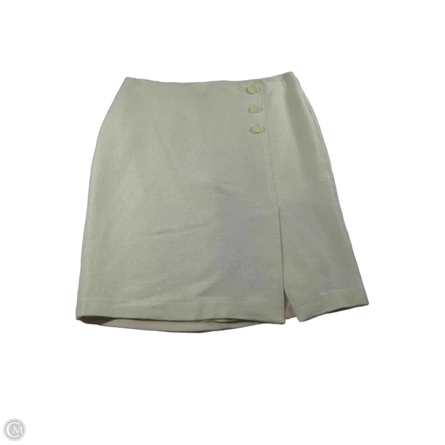 Skirt Midi By Ann Taylor In White, Size: 14