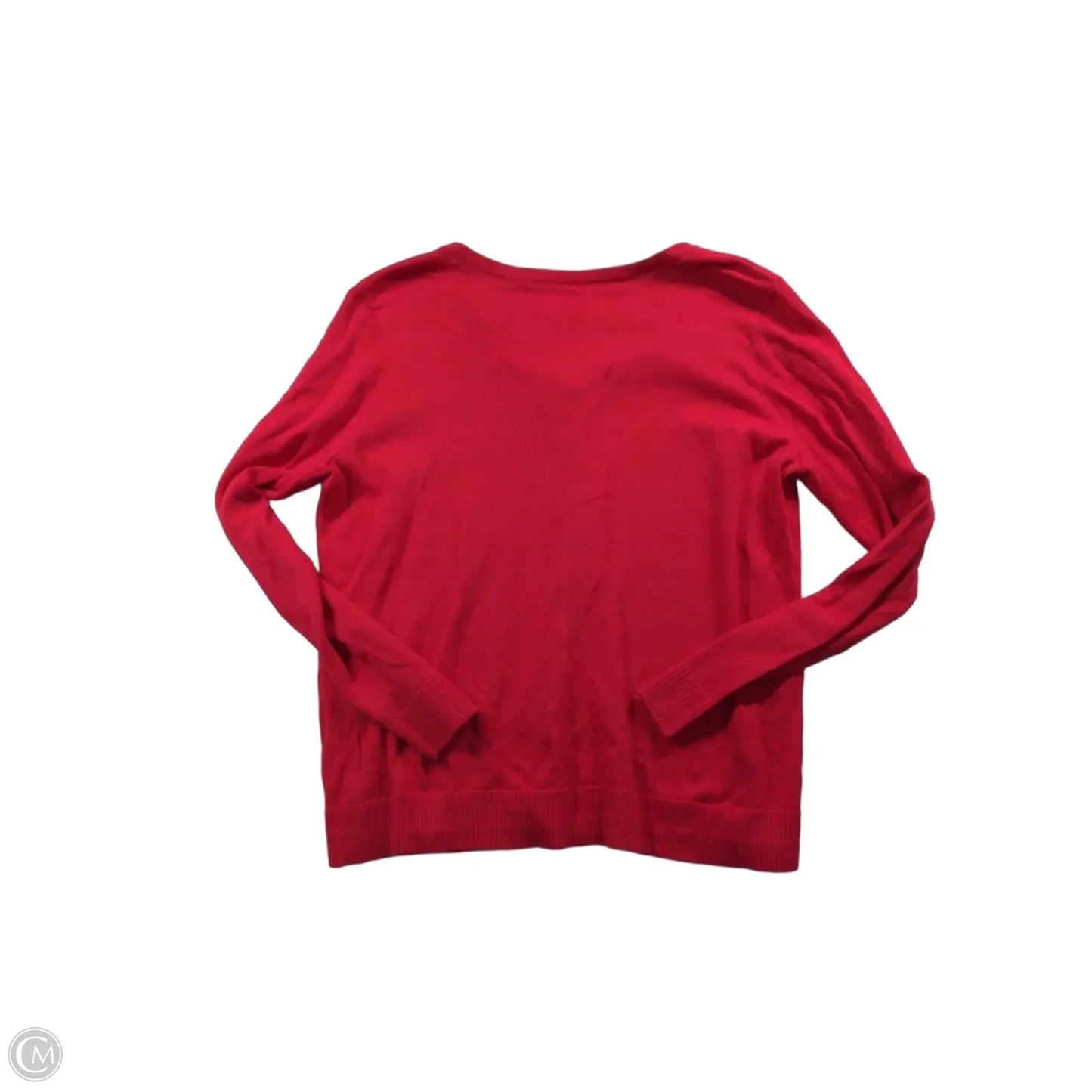 Cardigan By Christopher And Banks In Red, Size: L