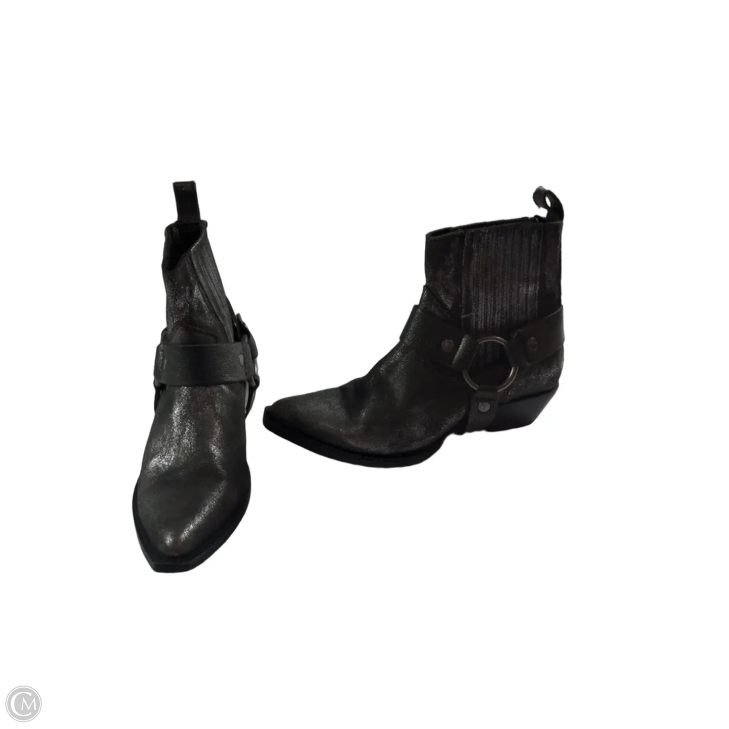 Boots Designer By Frye In Silver, Size: 7.5