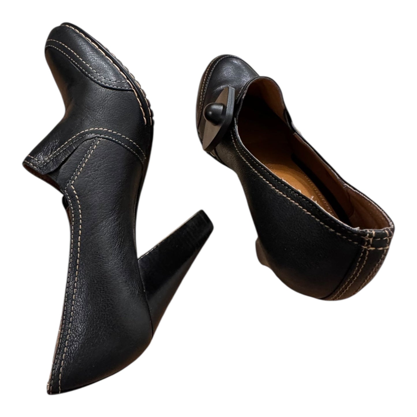 Shoes Heels Block By Sofft In Black, Size:8