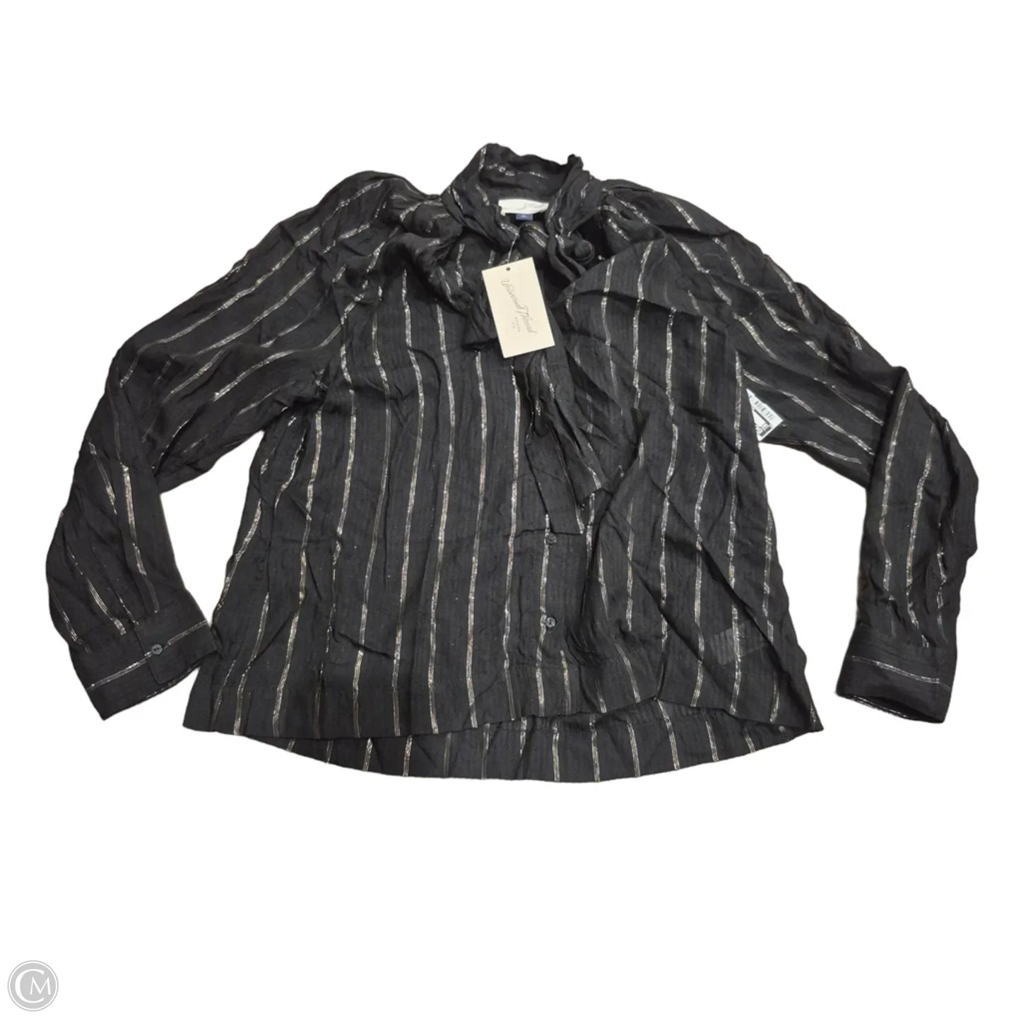 Top Long Sleeve By Universal Thread In Black, Size: Xs