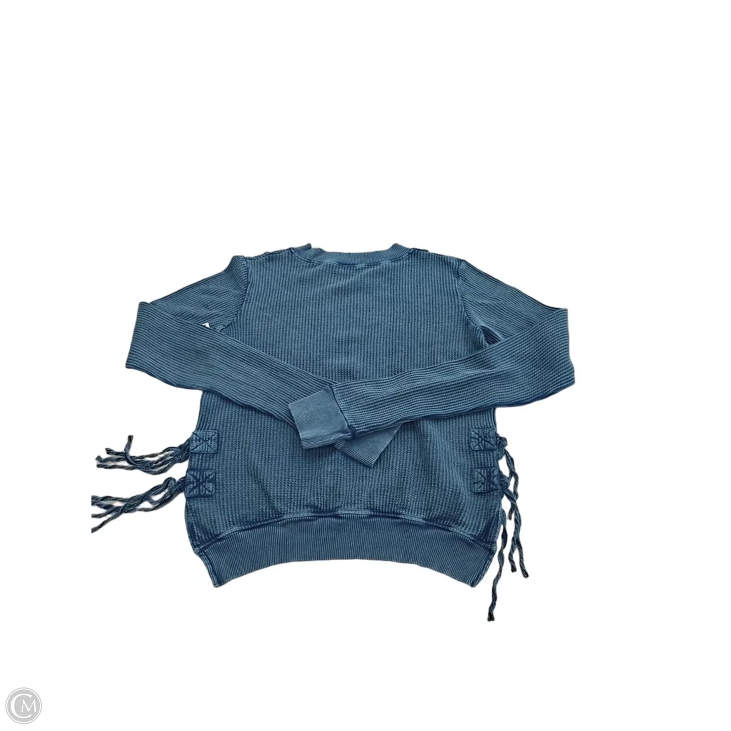 Top Long Sleeve By Free People In Blue, Size: L