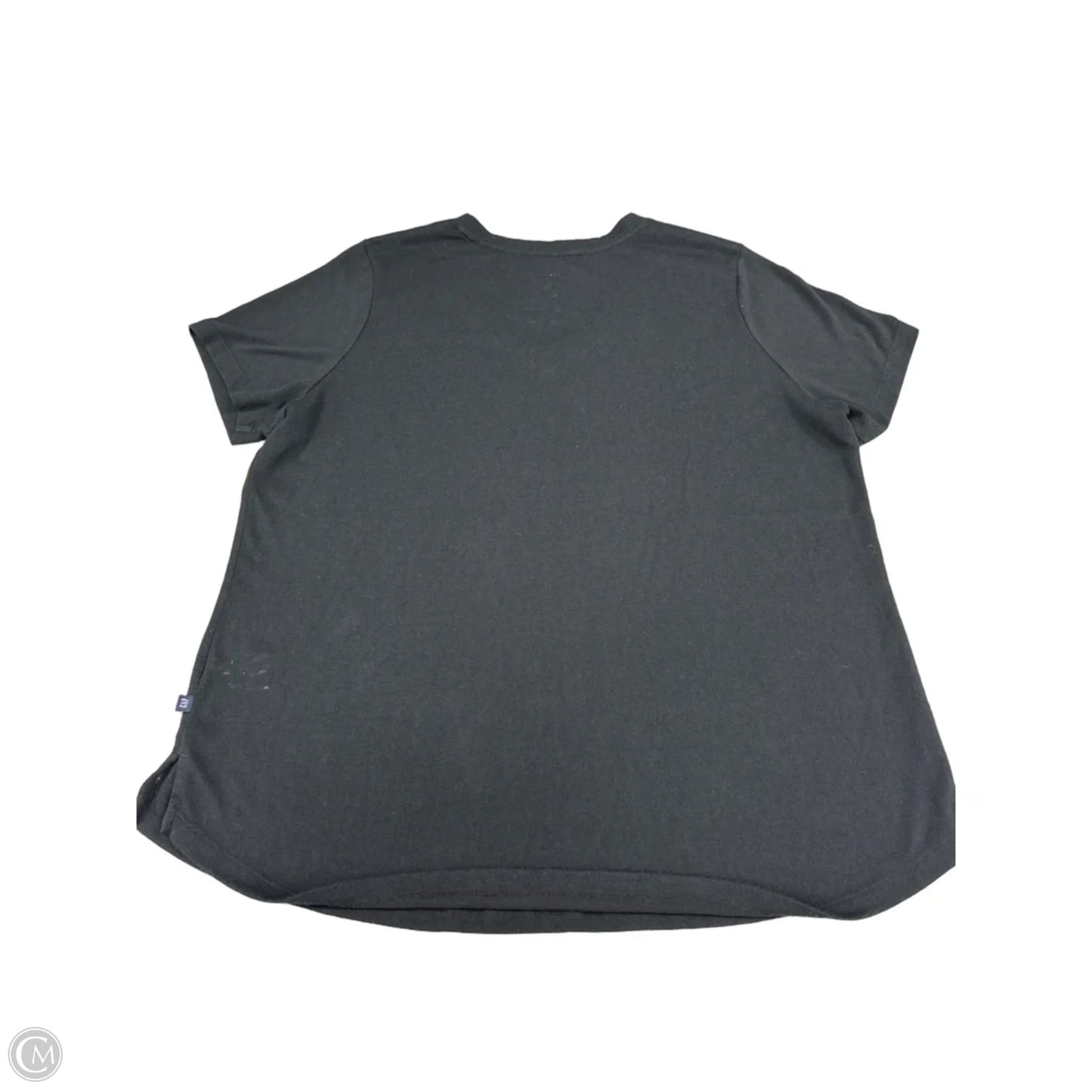 Top Short Sleeve By Gap In Black, Size: Xxl