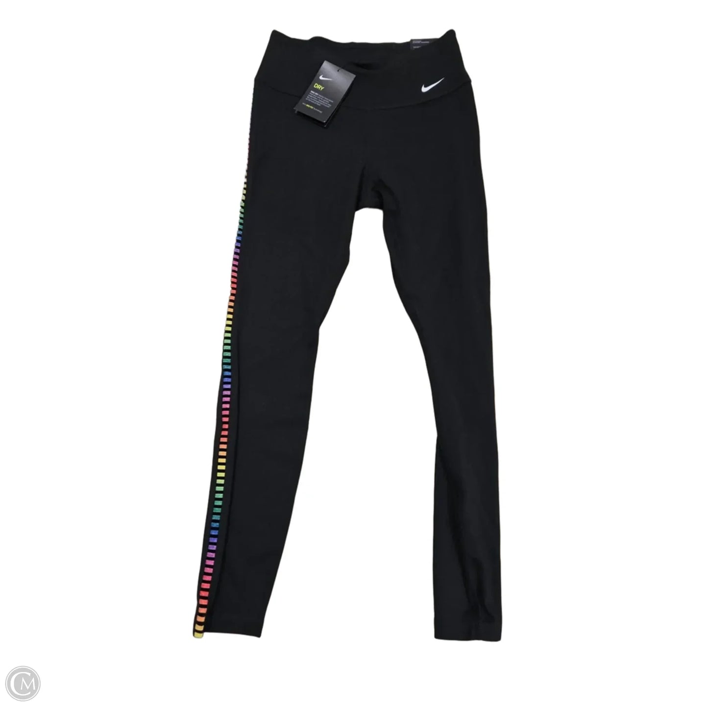 Athletic Leggings By Nike In Black, Size: S
