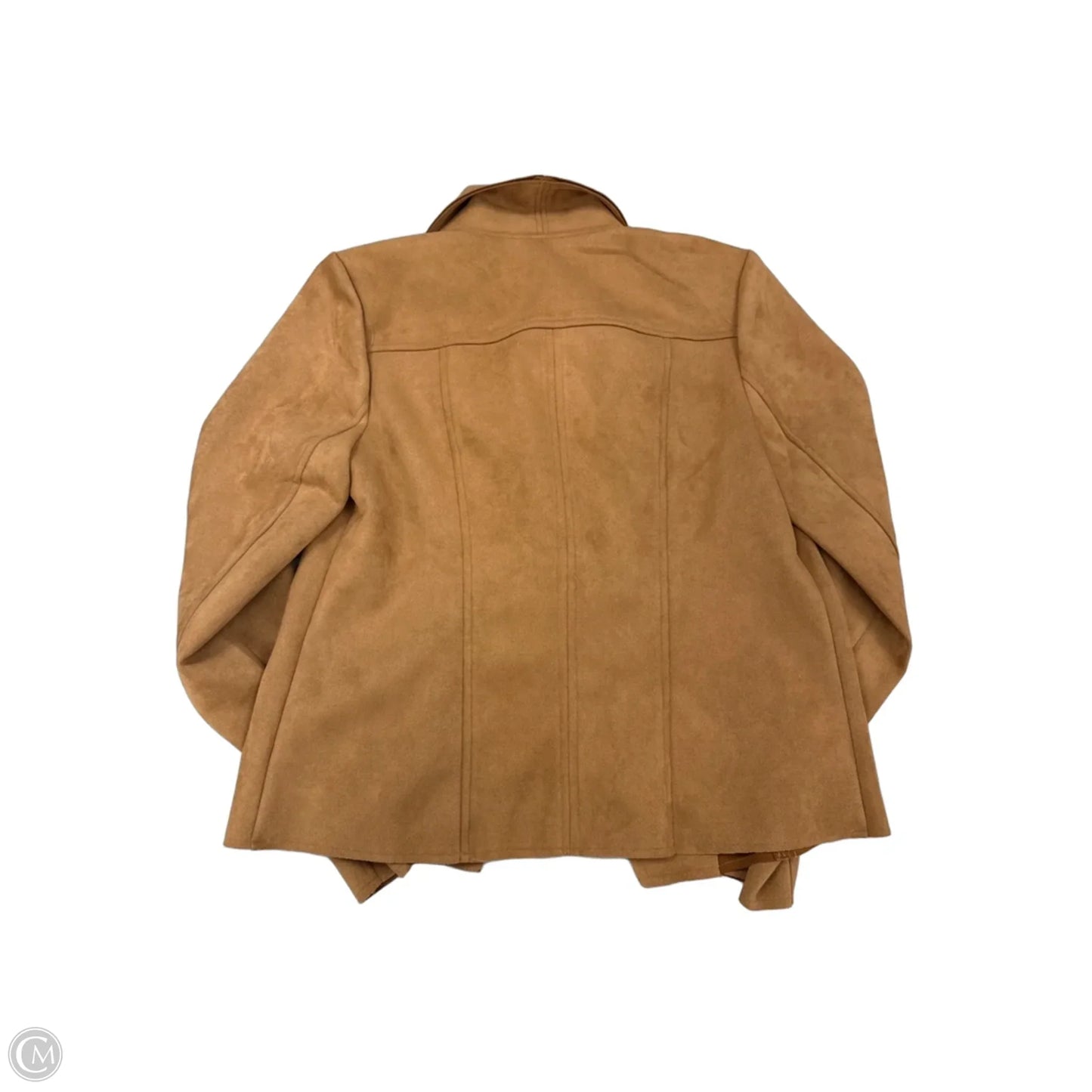 Jacket Moto By Tahari In Brown, Size: Sp