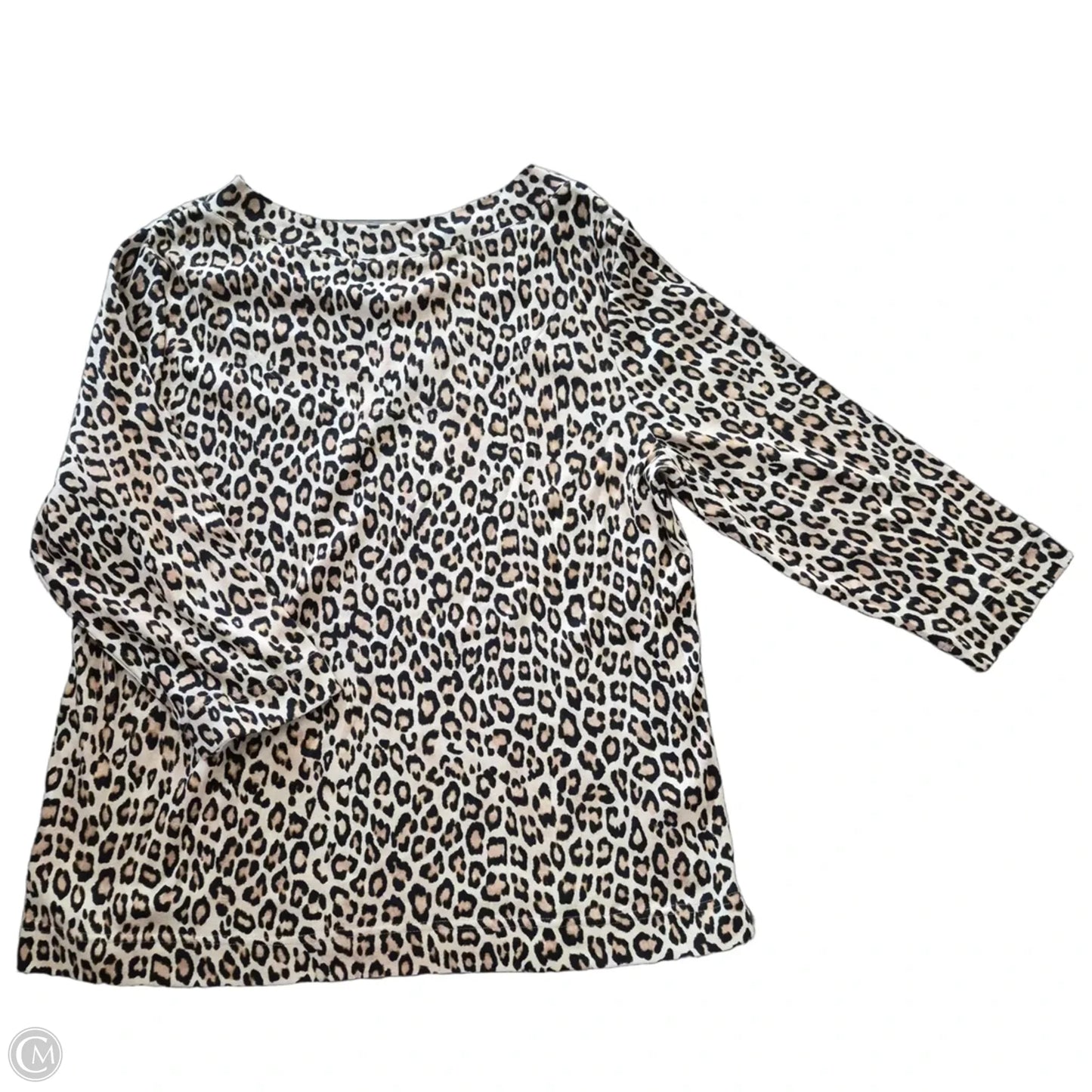 Top Long Sleeve By Chicos In Animal Print, Size: Xl