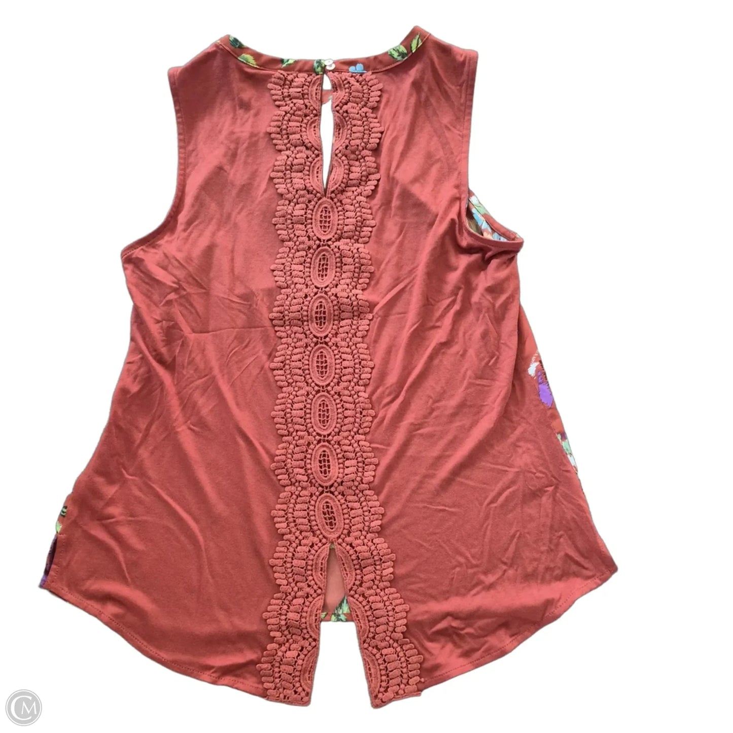 Tank Top By Daniel Rainn In Floral Print, Size: Petite Xs
